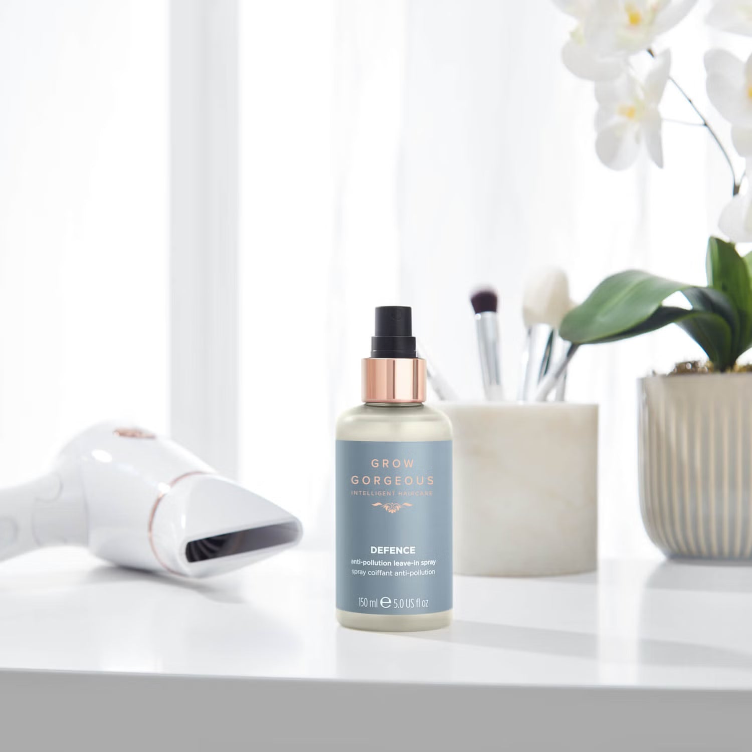 GROW GORGEOUS Defense Anti-Pollution Leave-In Spray, 150 ml