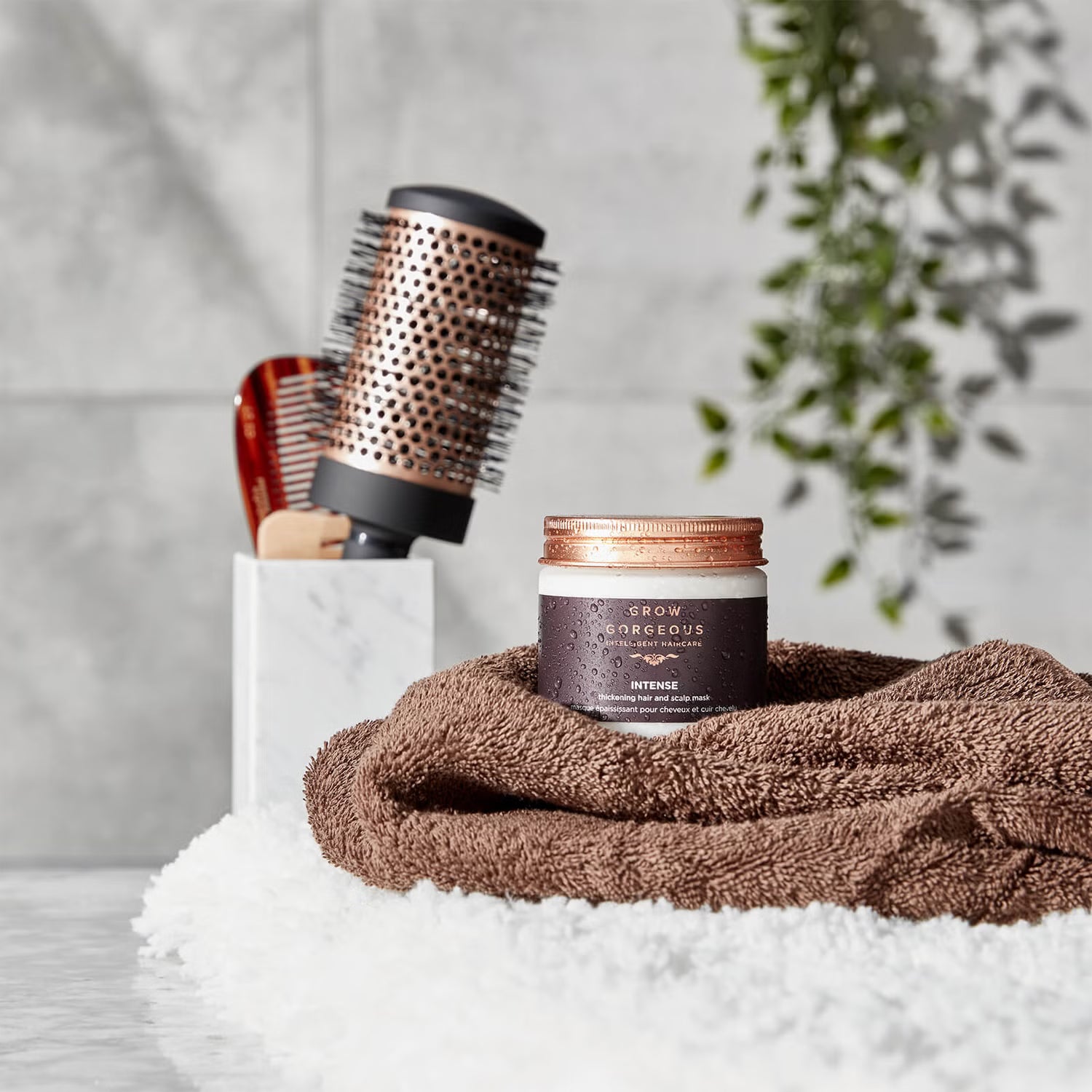 GROW GORGEOUS Intense Thickening Hair & Scalp Mask, 200 ml