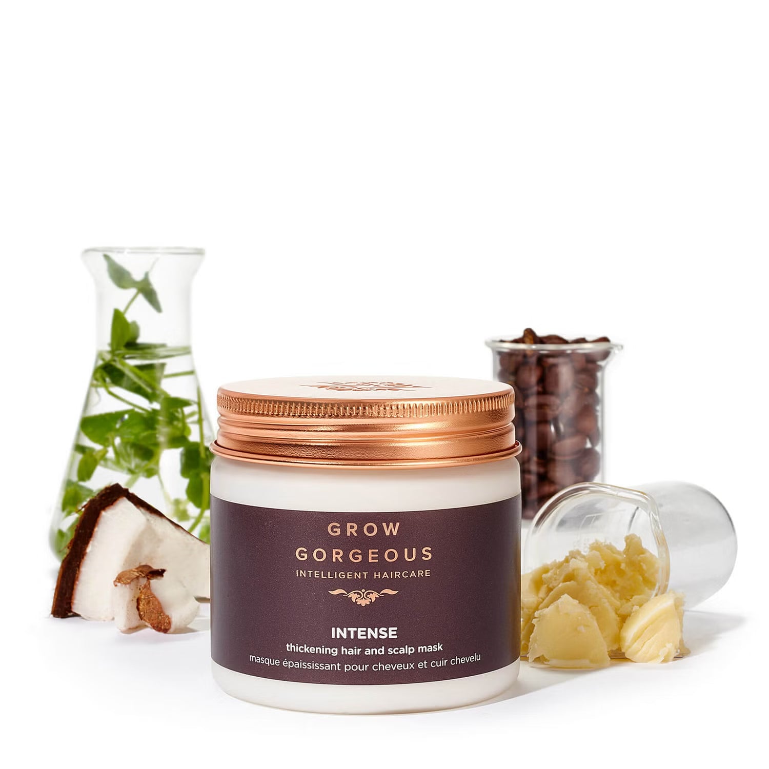 GROW GORGEOUS Intense Thickening Hair & Scalp Mask, 200 ml