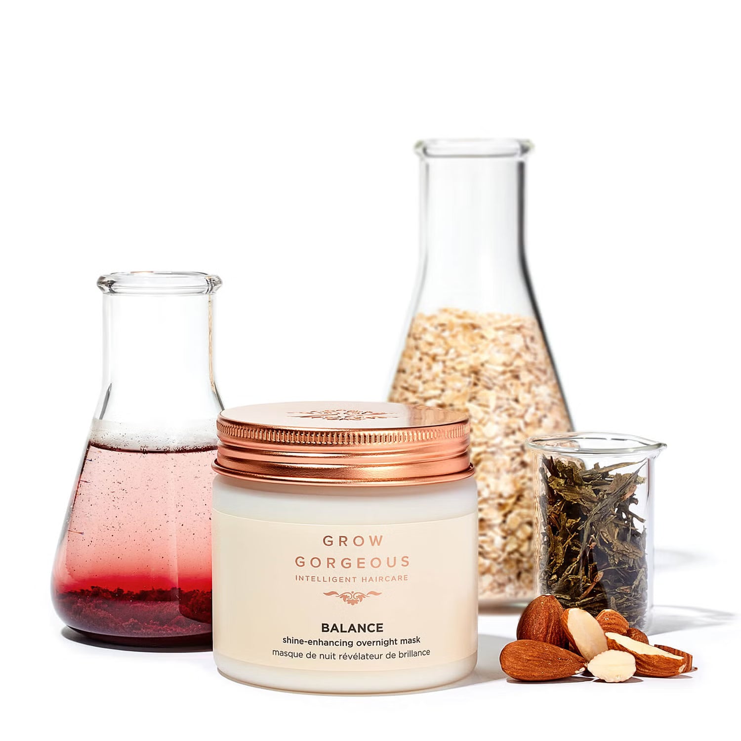 GROW GORGEOUS Balance Shine-Enhancing Overnight Mask, 200ml