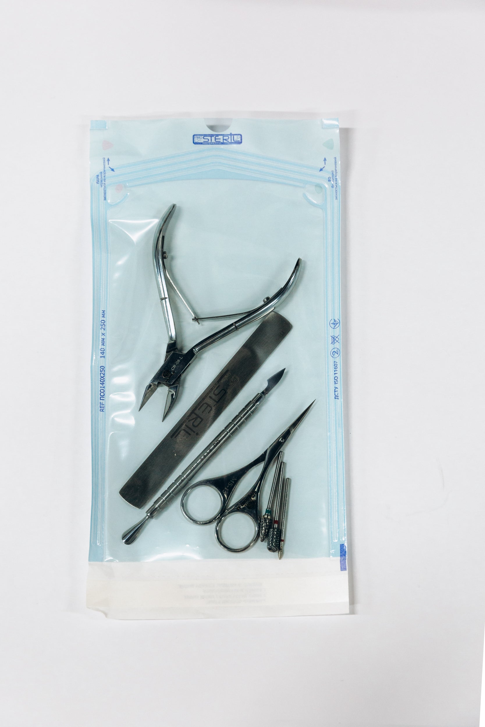 ProSteril Autoklāva sterilizācijas maisiņi 140x250mm CPW caurspīdīgi ar indikatoru 200gab.