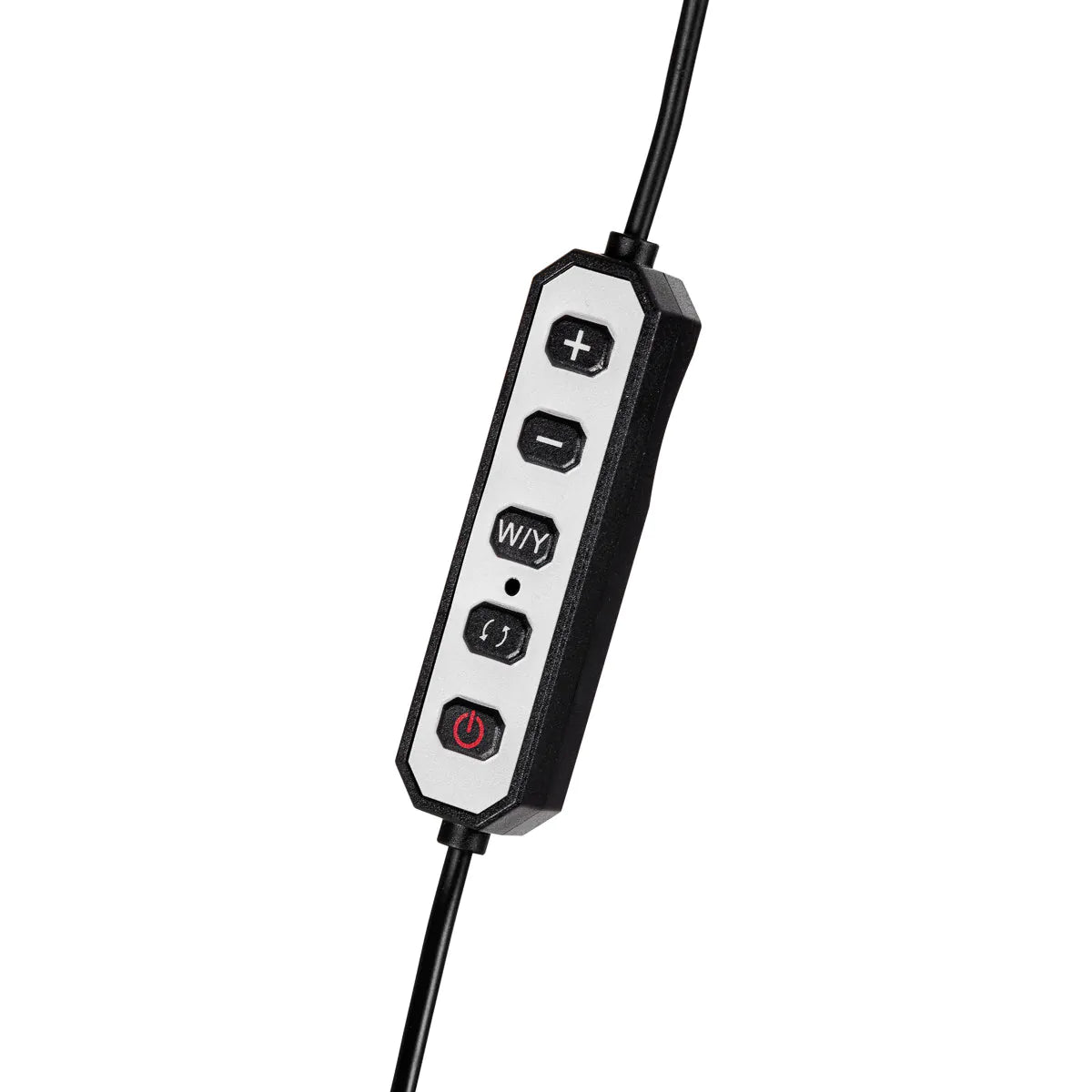 Skropstu un grima bezēnas LED lampa Momo Melna ar pamatni