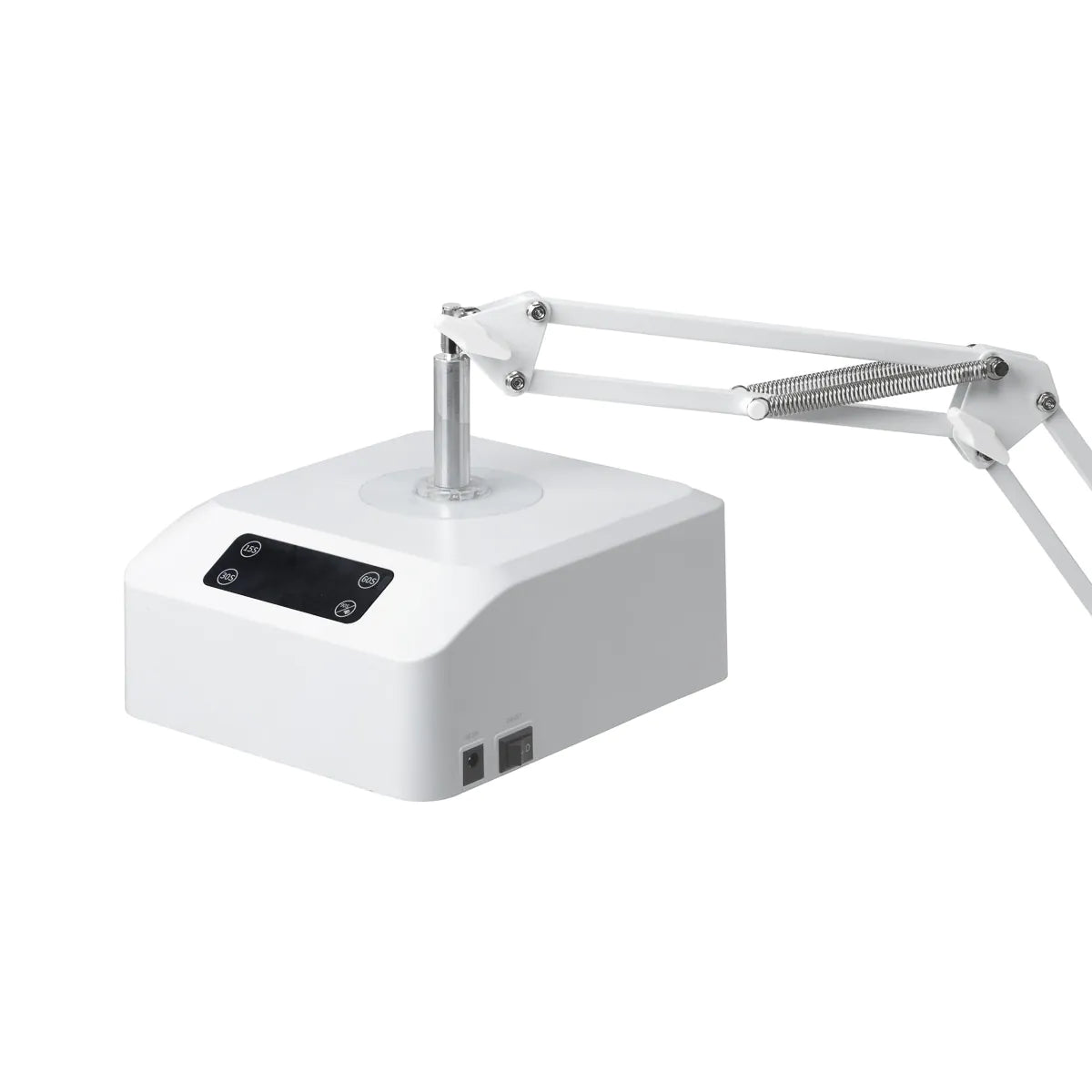 Pediküürilamp GLOW 112 UV/LED koos statiivi ja metallalusega, valge