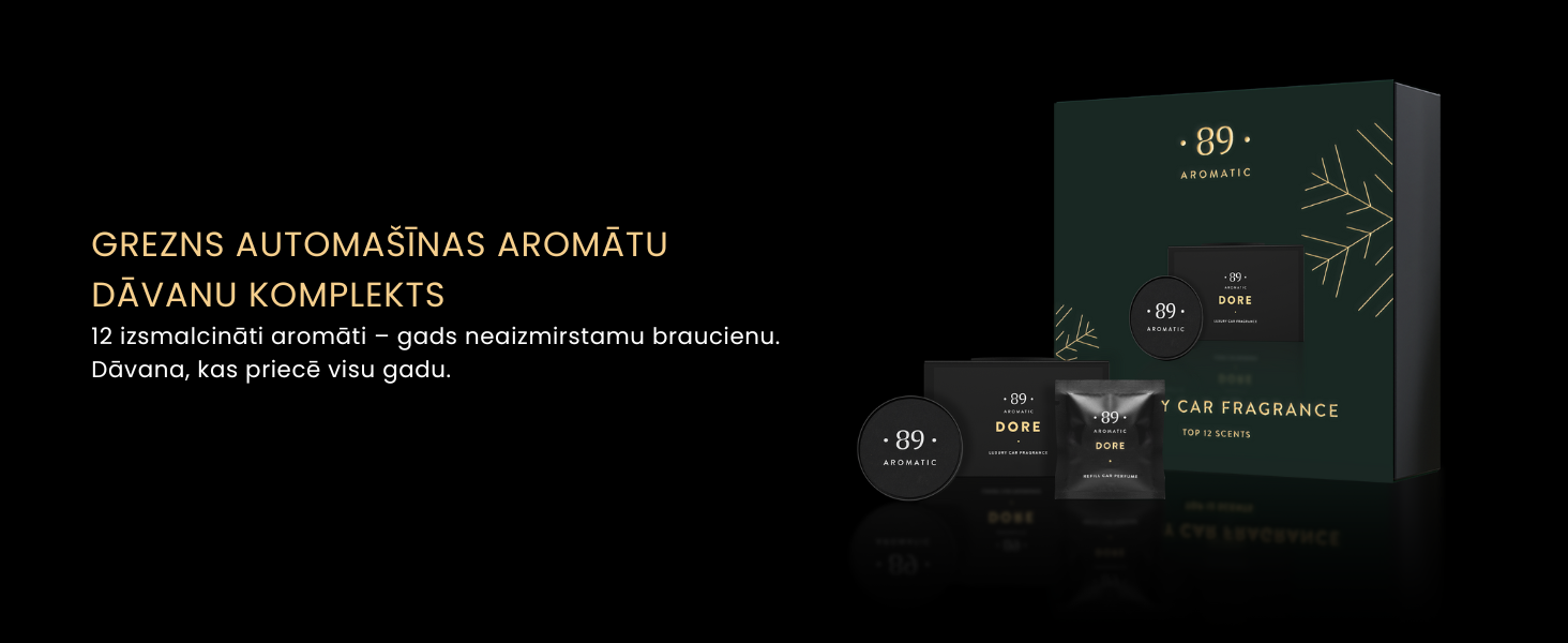 AROMATIC 89 Автомобильный ароматизатор с креплением (Зимняя коллекция)