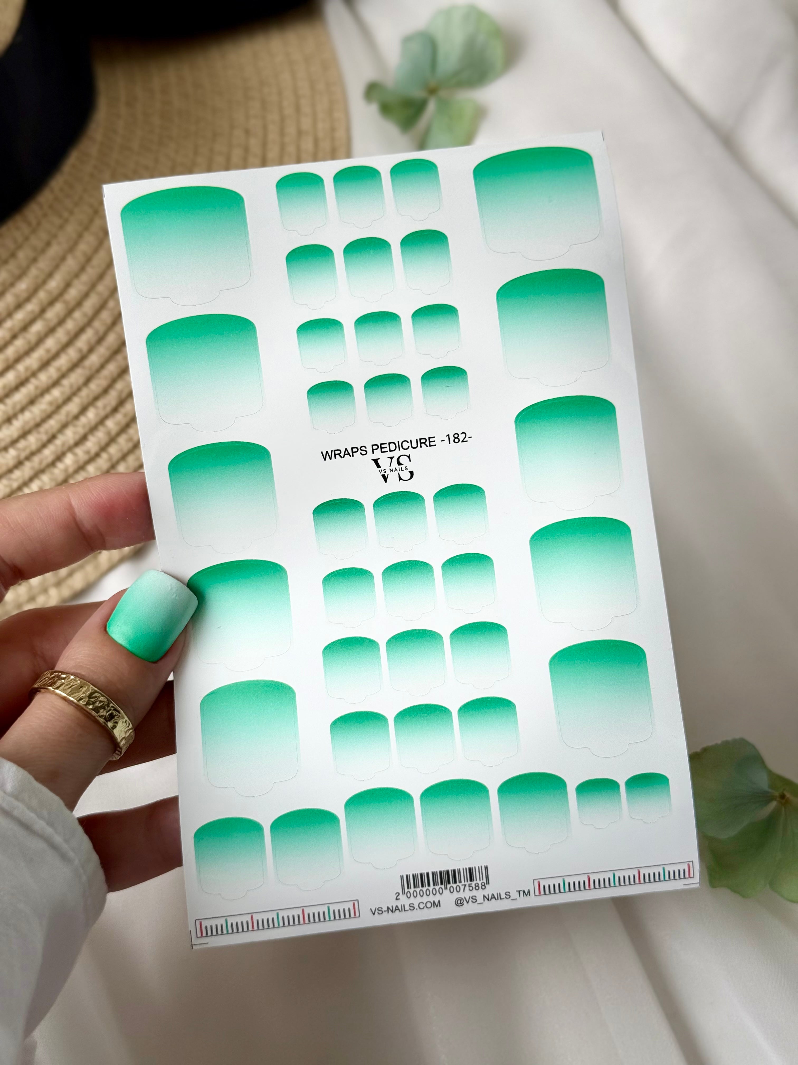 VS NAILS Pedicure Wraps Nr.182