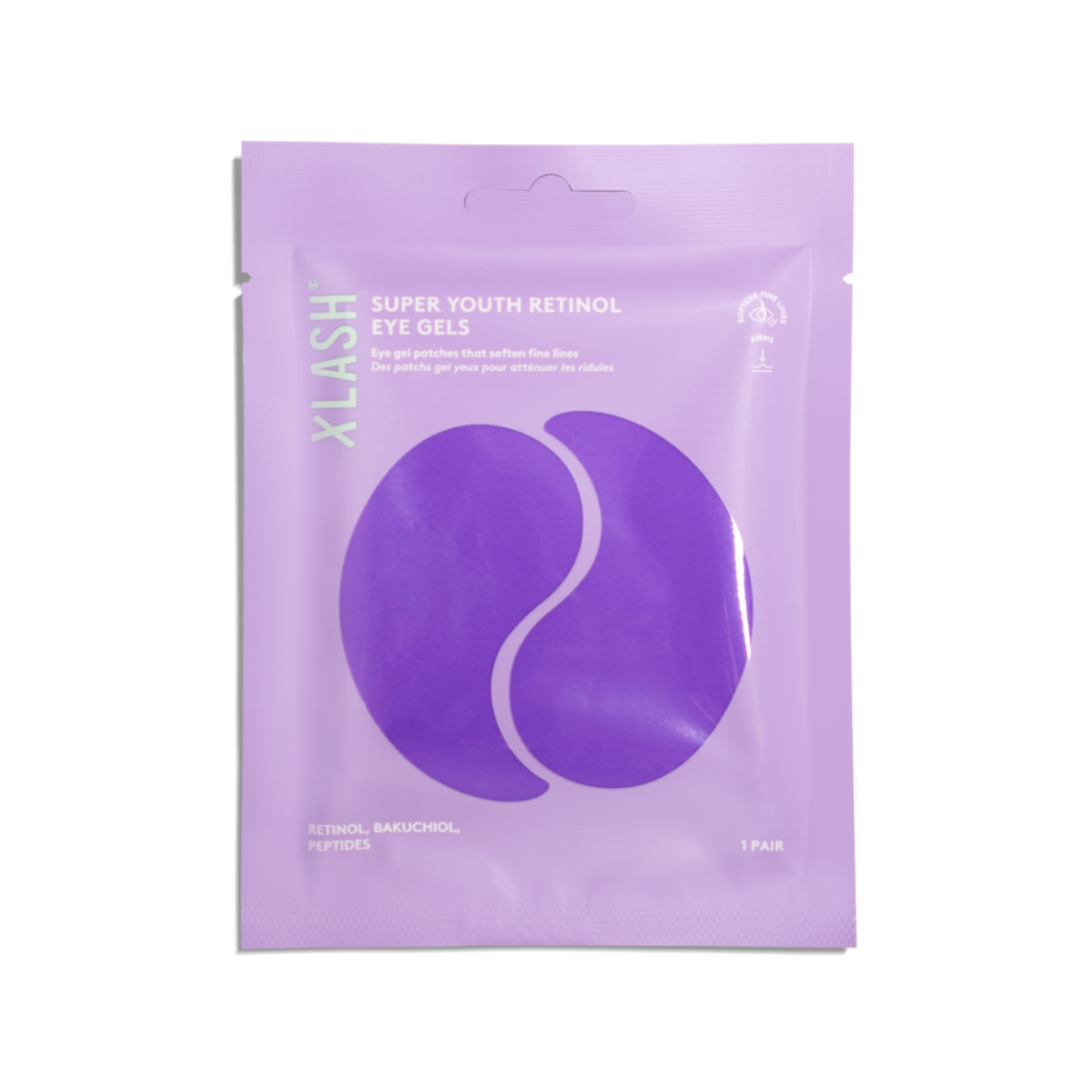 XLASH Super Youth Retinol Eye Gels - hidrogela acu patči, 1 pāris