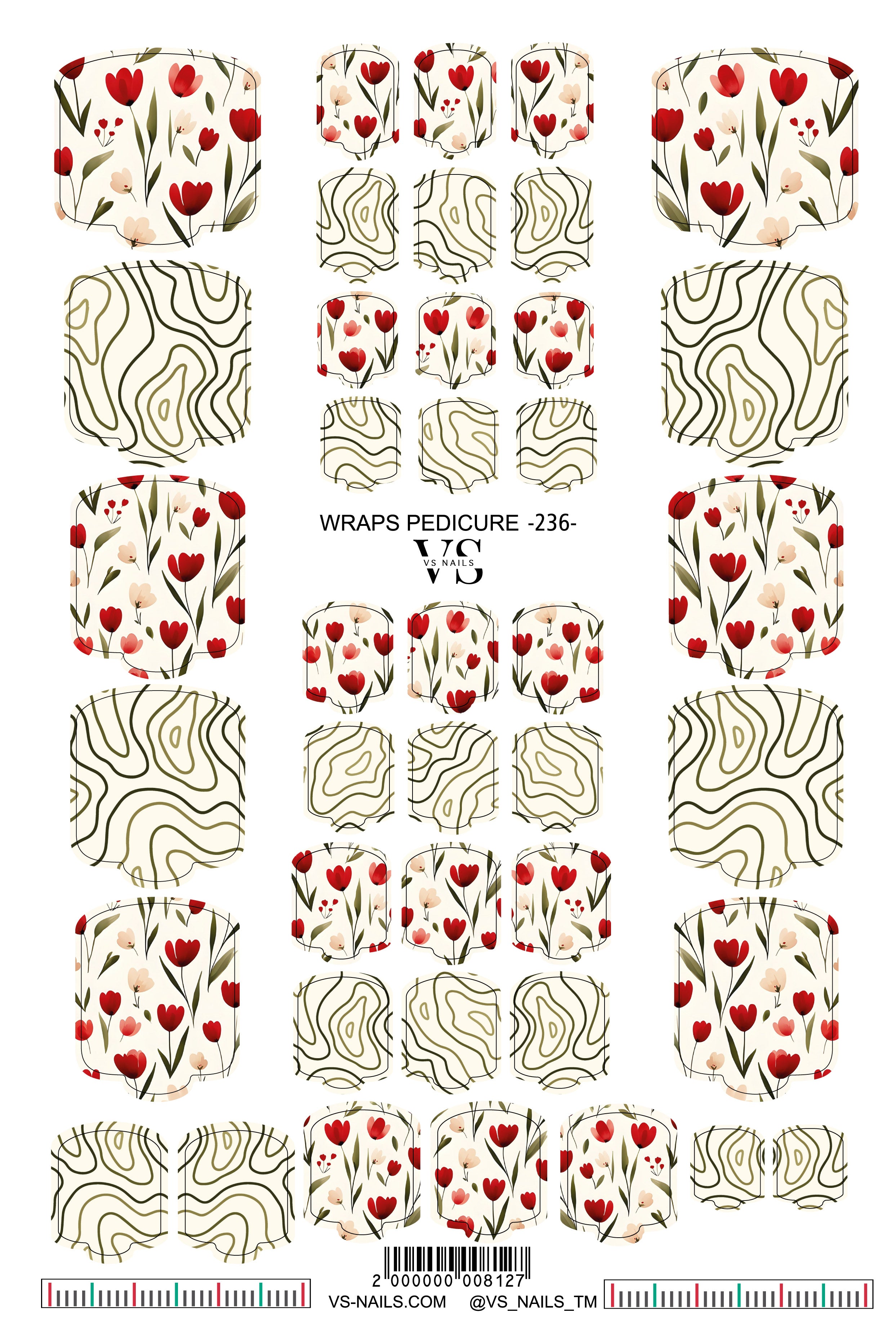 VS NAILS pediküüri mähised nr 236