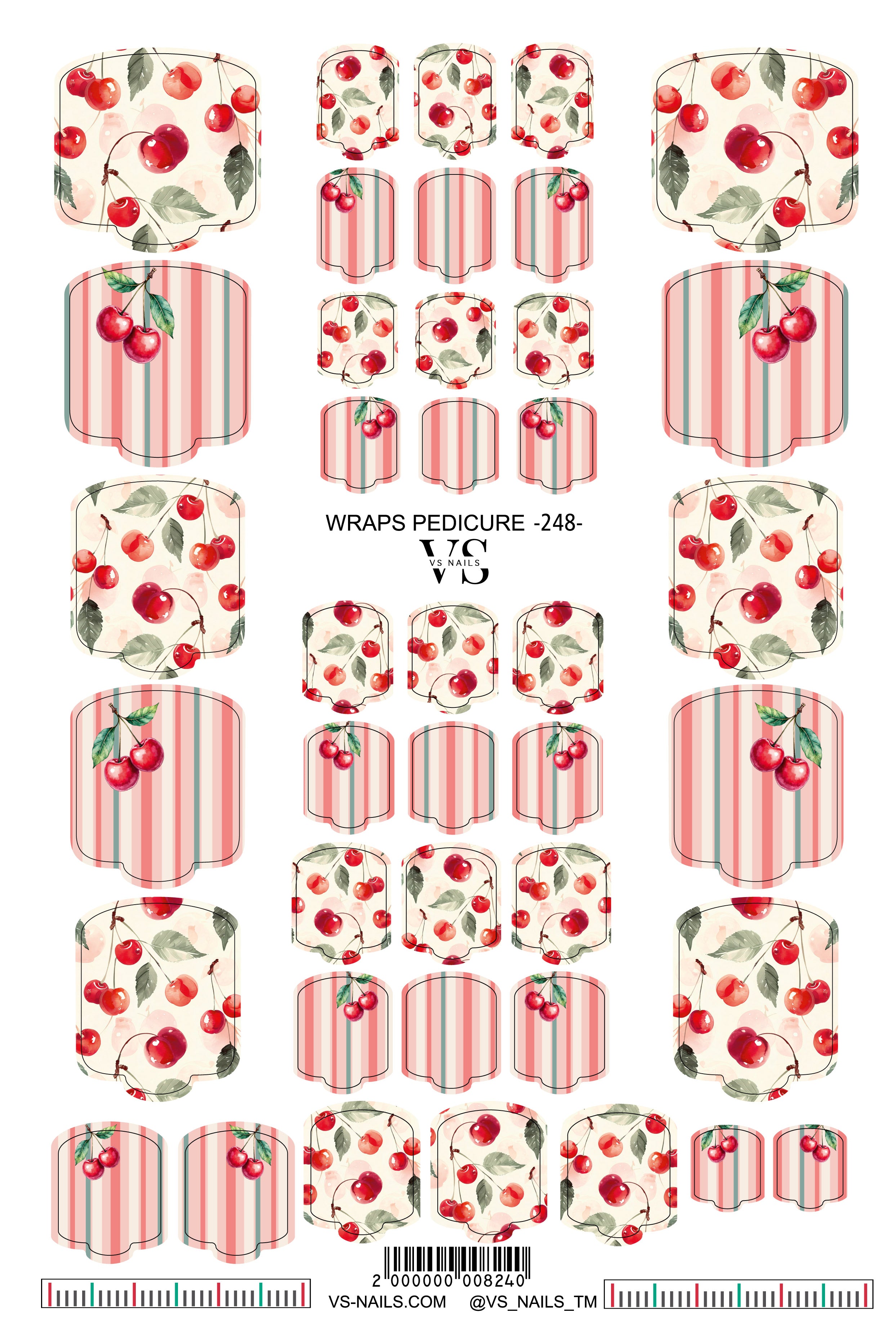 VS NAILS pediküüri katted nr 248