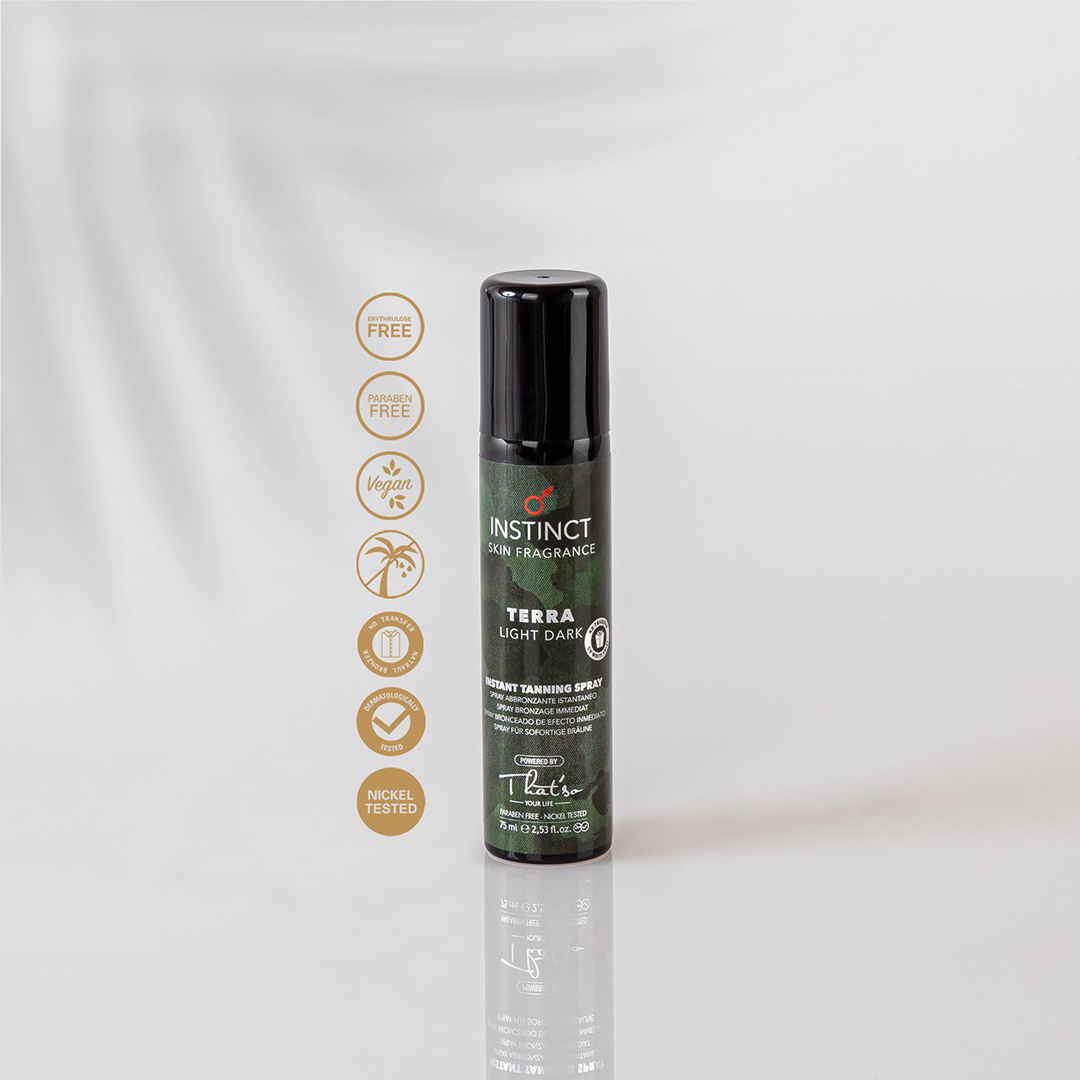THAT'SO Man Instinct Terra Self-Tinting Spray for Men – EXTRA DARK, 75ml