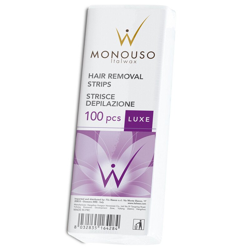 ItalWax Enthaarungsstreifen 7 x 20 cm LUX 90 g/m², 100 Stück