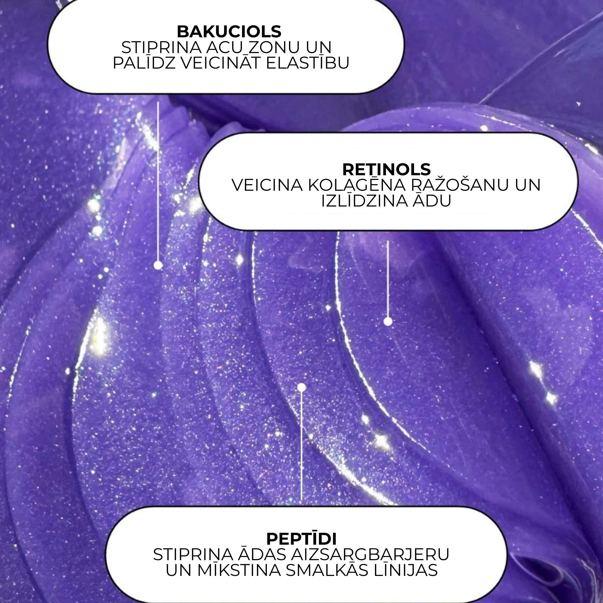 XLASH Super Youth Retinol Eye Gels - hidrogela acu patči, 1 pāris