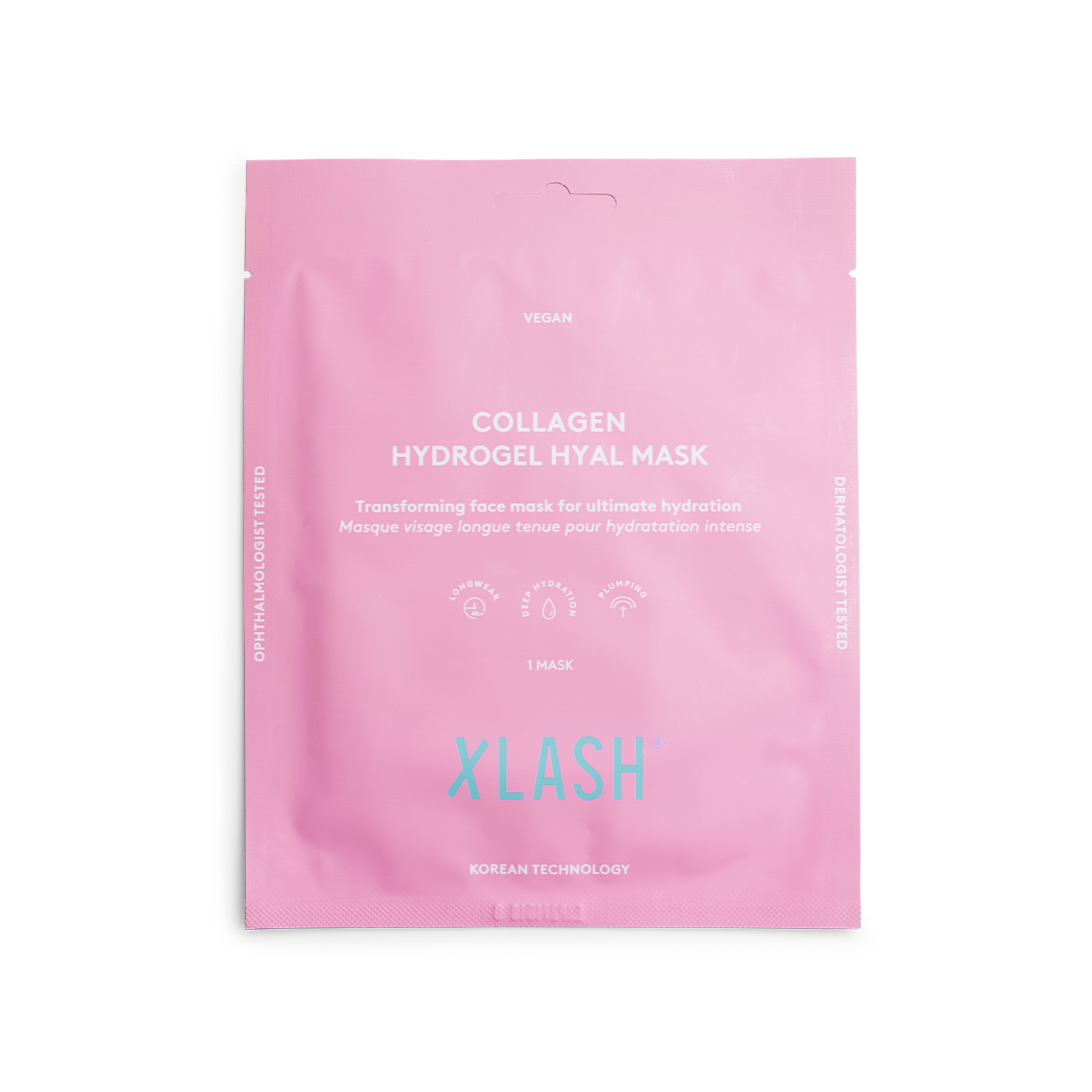 XLASH Collagen Hydrogel Hyal Mask - гидрогелевая маска, 1 шт.