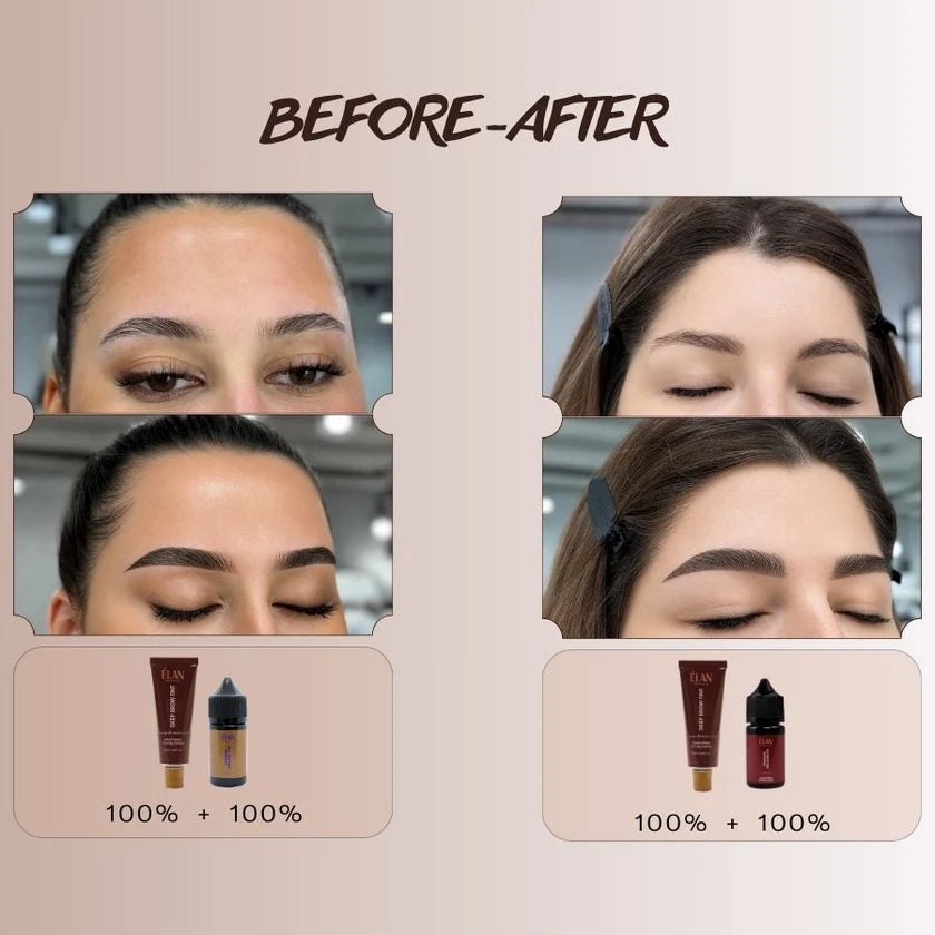 Elan Ilgstošs uzacu tonis «DEEP BROW TINT», 2.0 09 COFFEE Tumši brūns 20ml