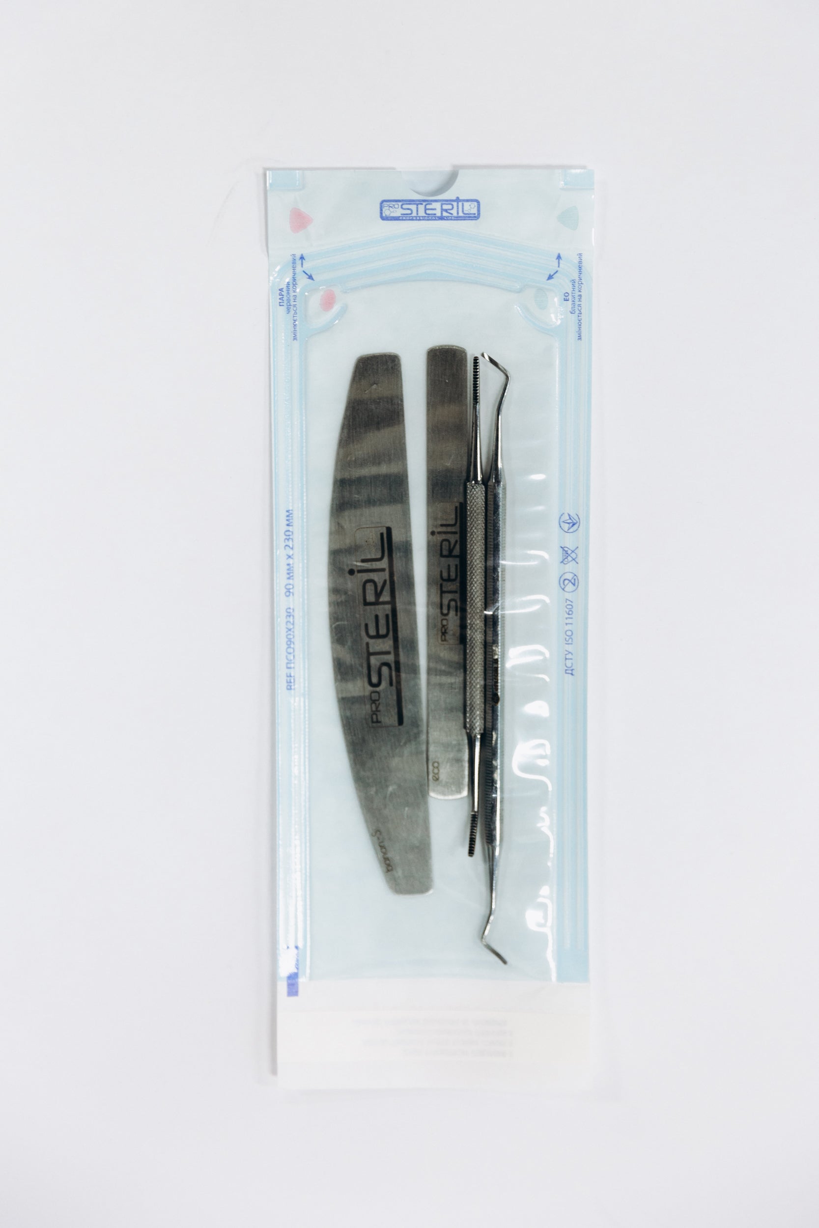 ProSteril Autoklāva sterilizācijas maisiņi 90x230mm CS caurspīdīgi ar indikatoru 200gab.