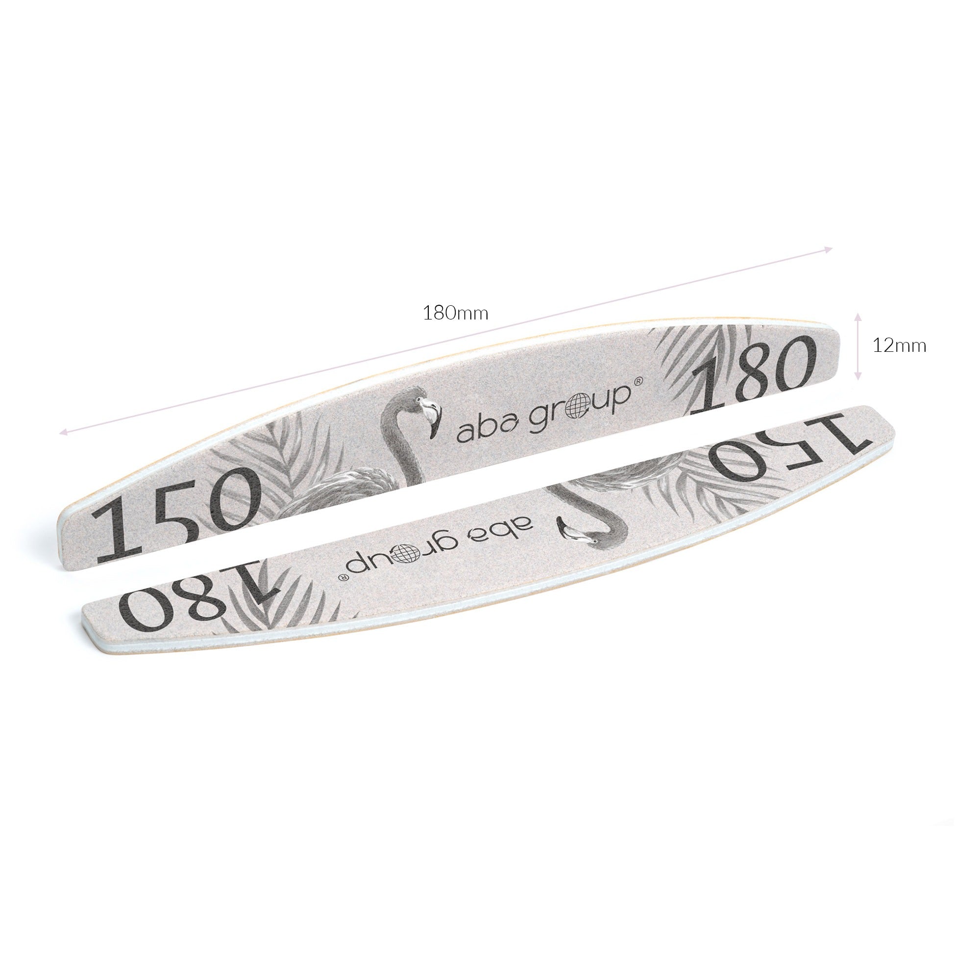 ABA Nail file Crescent 150/180 - 1pc.