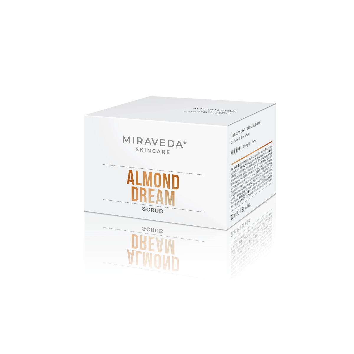 „ItalWax Miraveda“ kūno šveitiklis „Almond Dream“, 200 ml