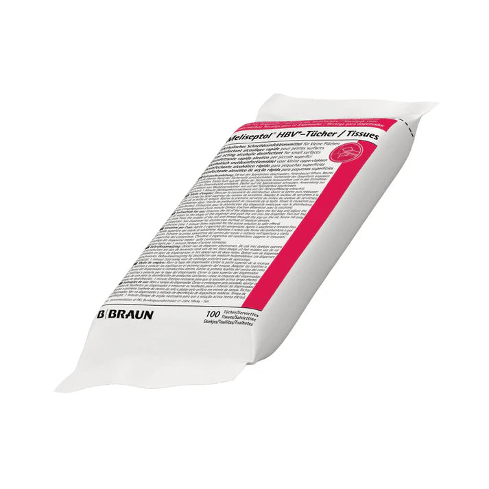 Meliseptol Surface disinfection wipes HBV 100 pcs Refill pack