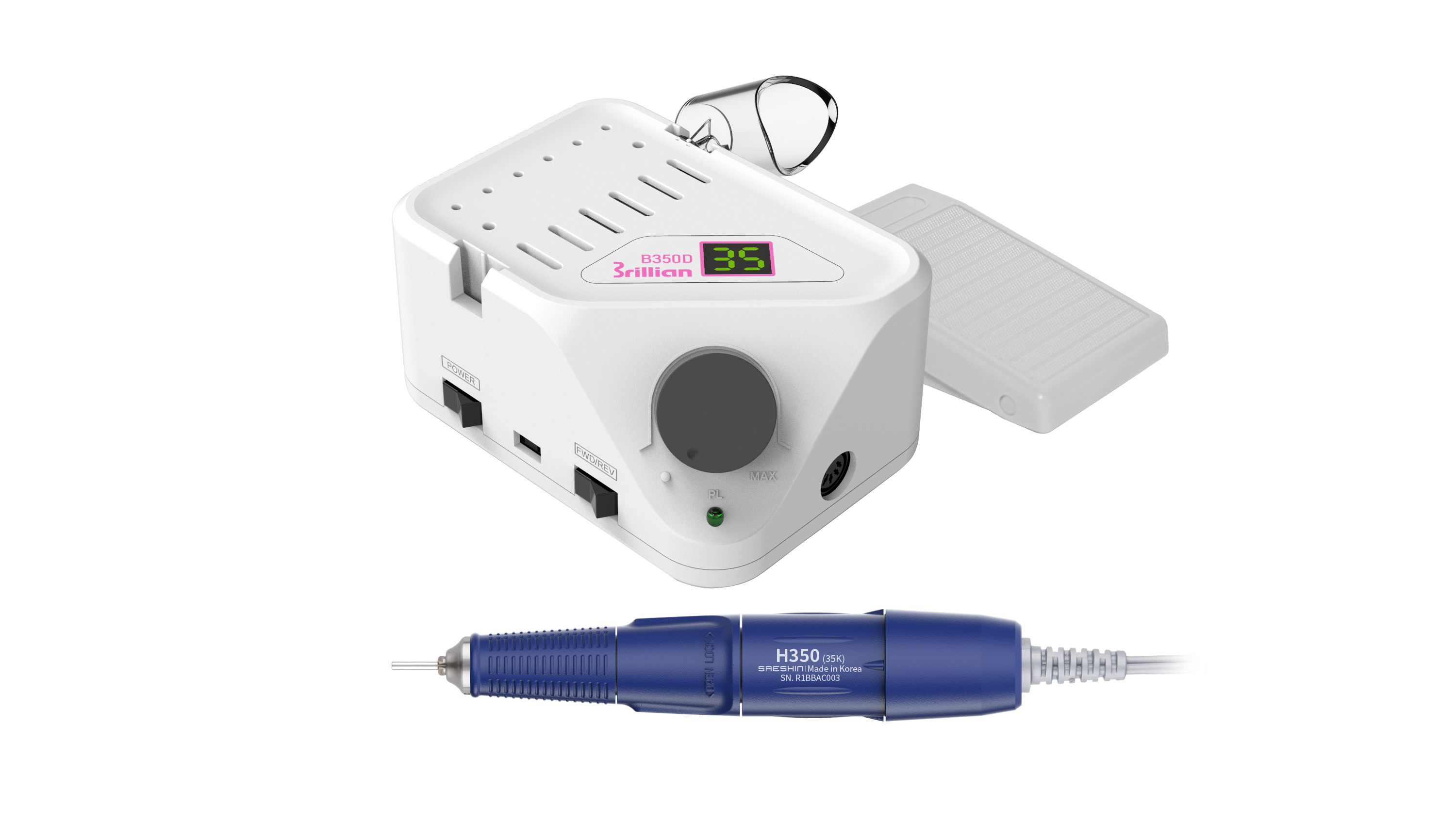 STRONG SAESHIN B350 (Melns) Digital/H350 (Zila) (40 000 apgr.)
