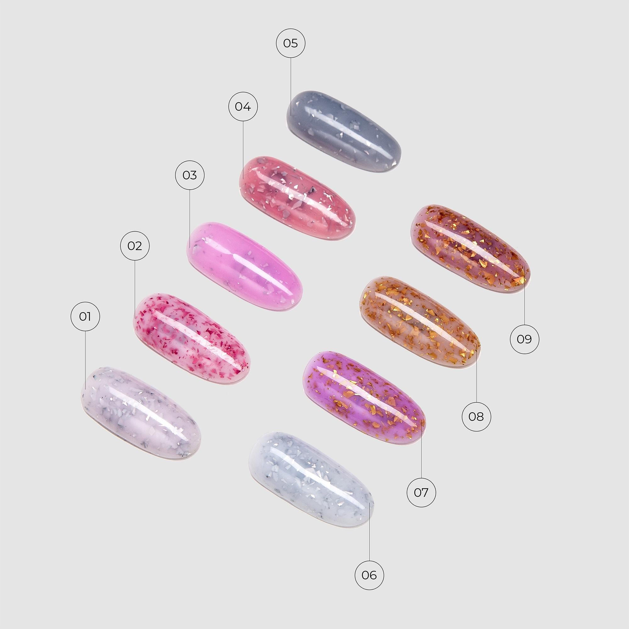 KODI Cover Base Gel Flake 01 7ml