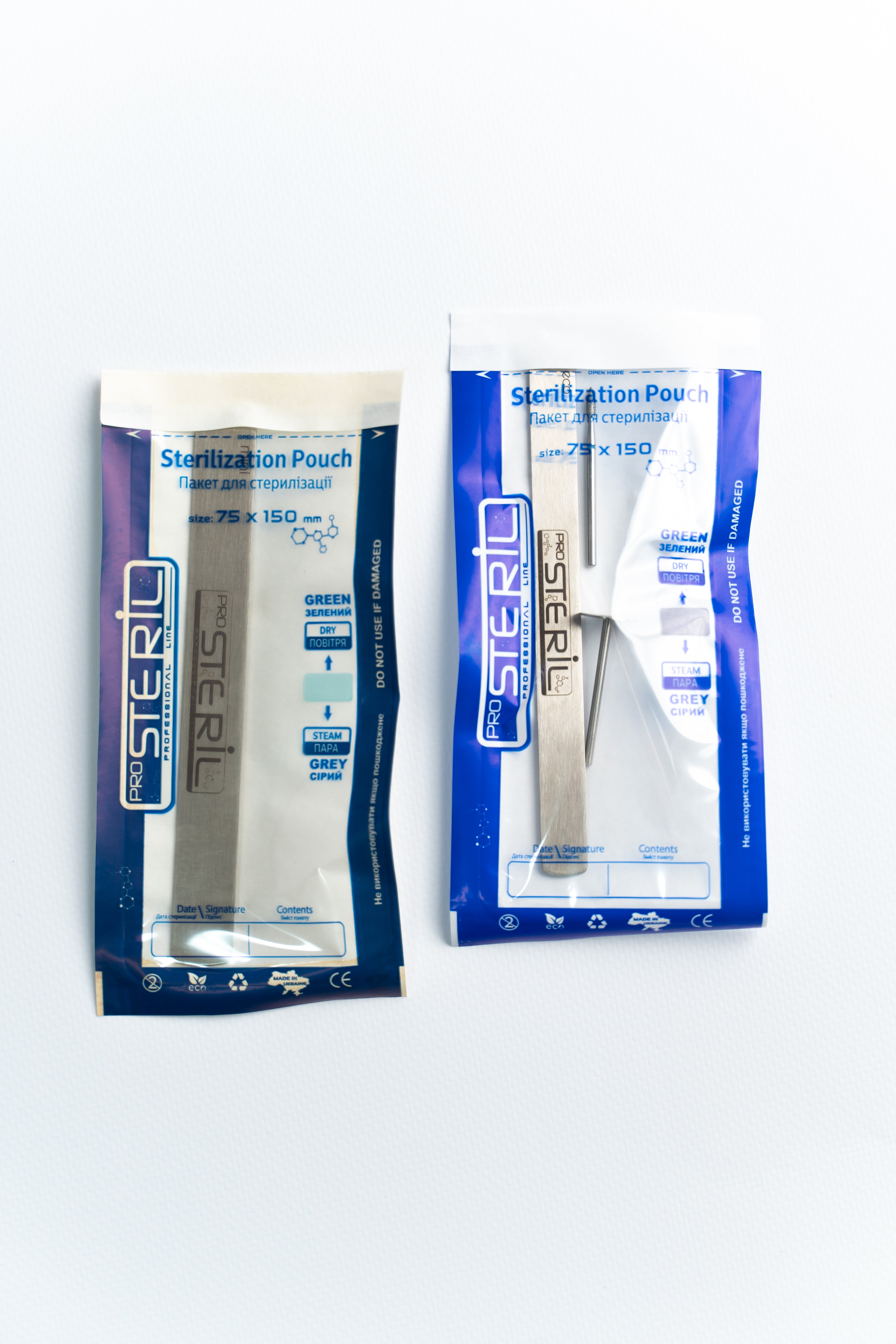 ProSteril Пакеты стерилизационные комбинированные в сухожаре или автоклаве 150х250мм CPW с индикатором 100 шт.