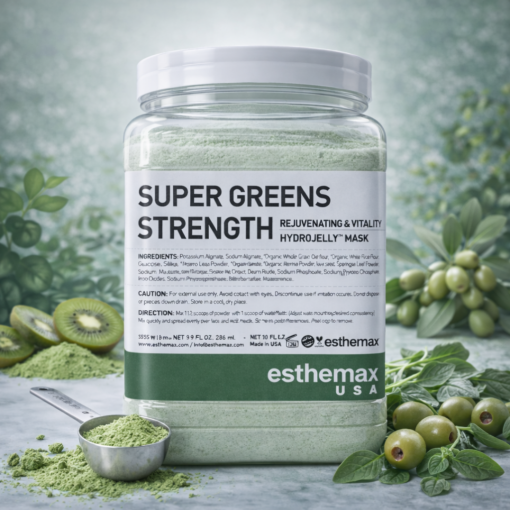 ESTHEMAX SUPER GREENS STRENGHT HYDROJELLY MASK 887g