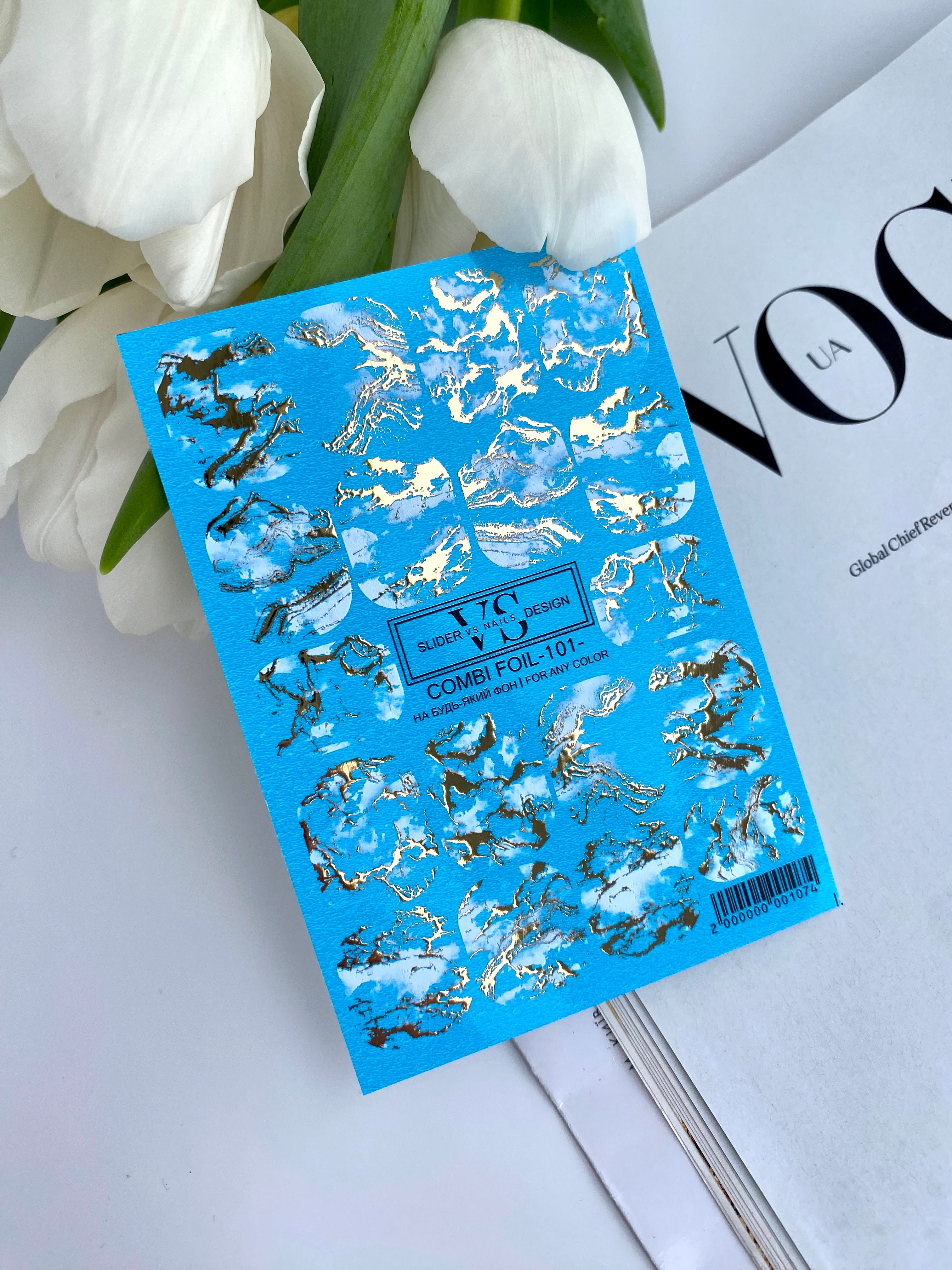 VS NAILS Sliders Combi Foil Nr.101