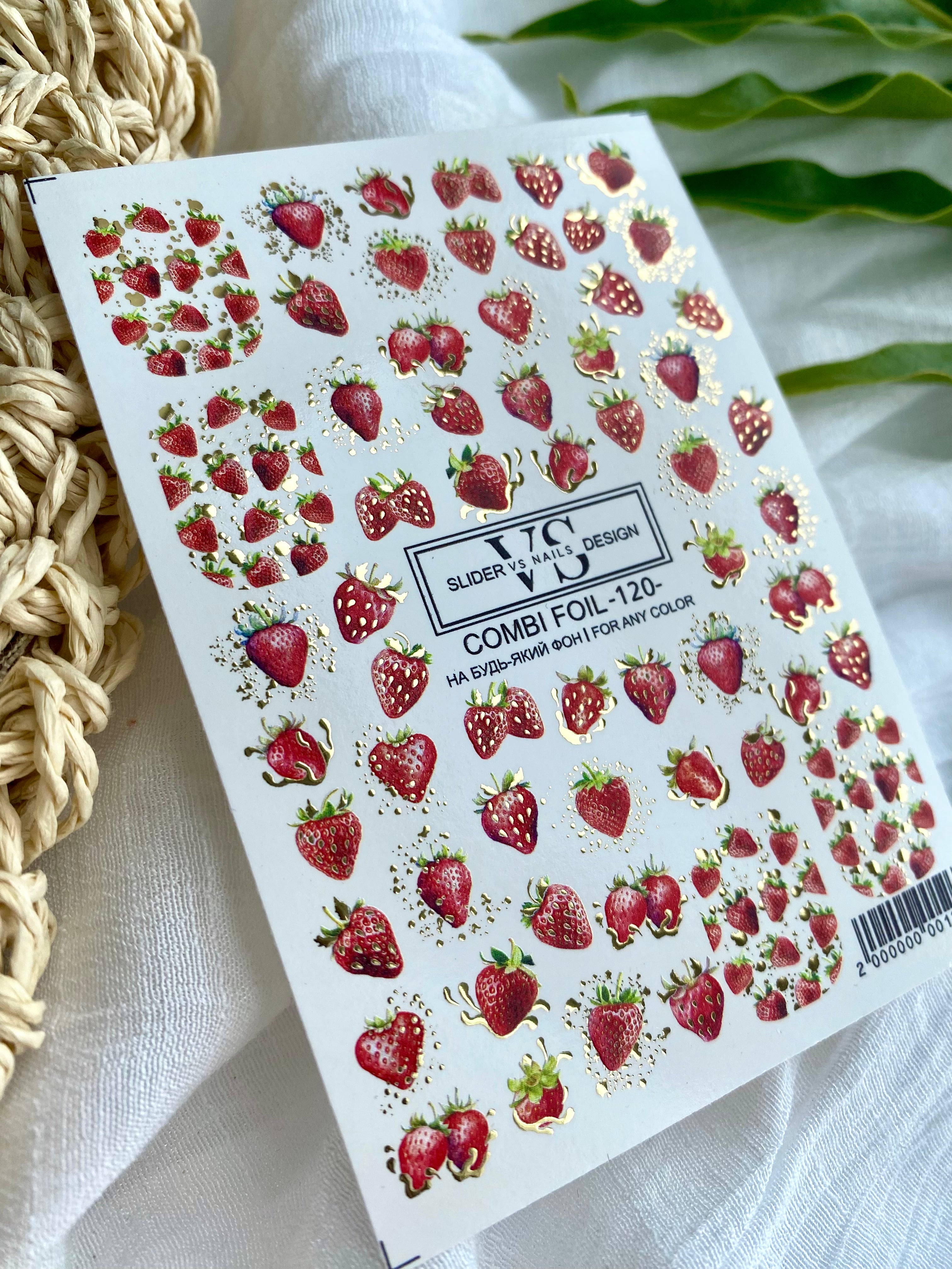 VS NAILS Sliders Combi Foil Nr.120