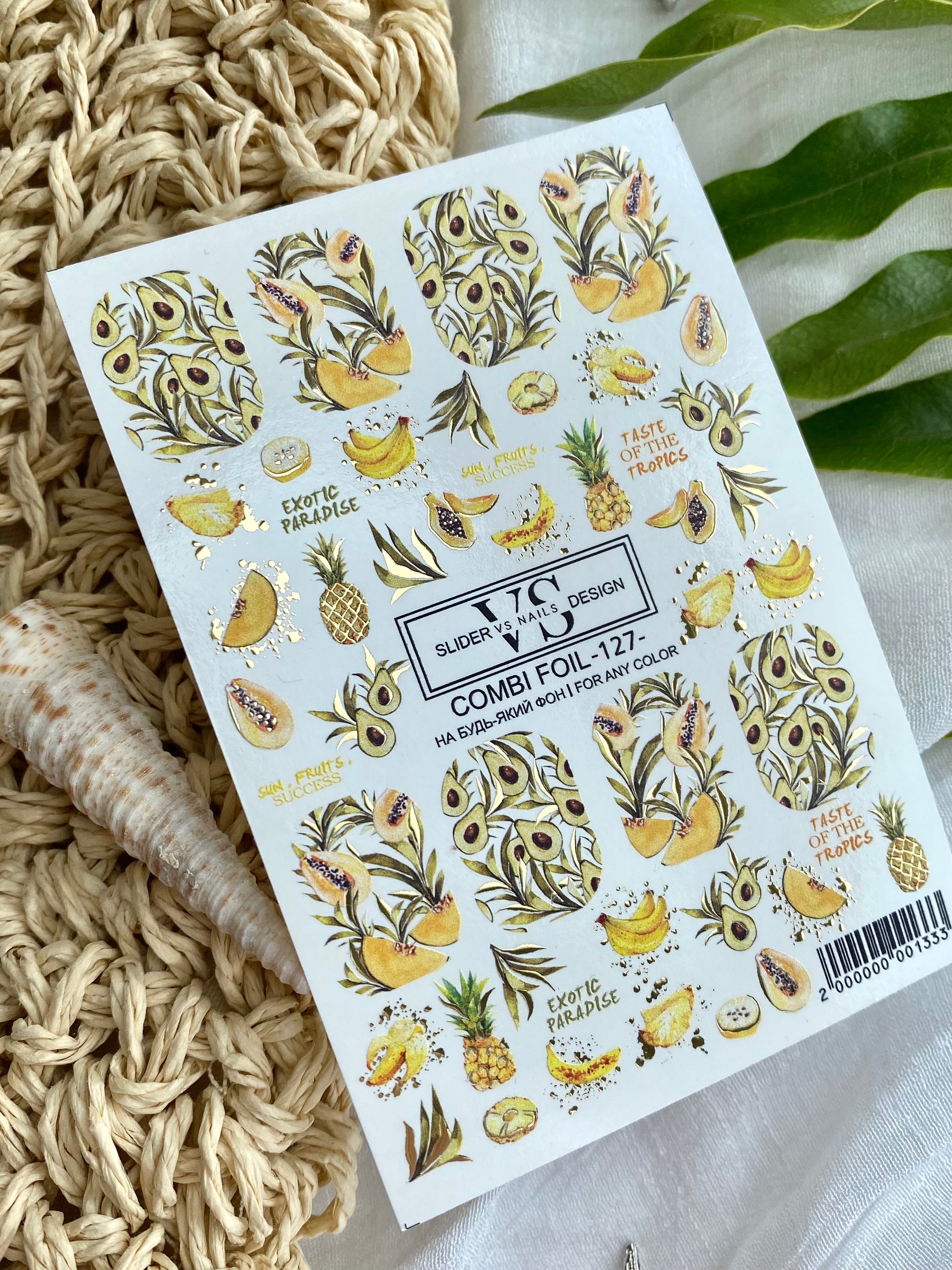 VS NAILS Sliders Combi Foil Nr.127
