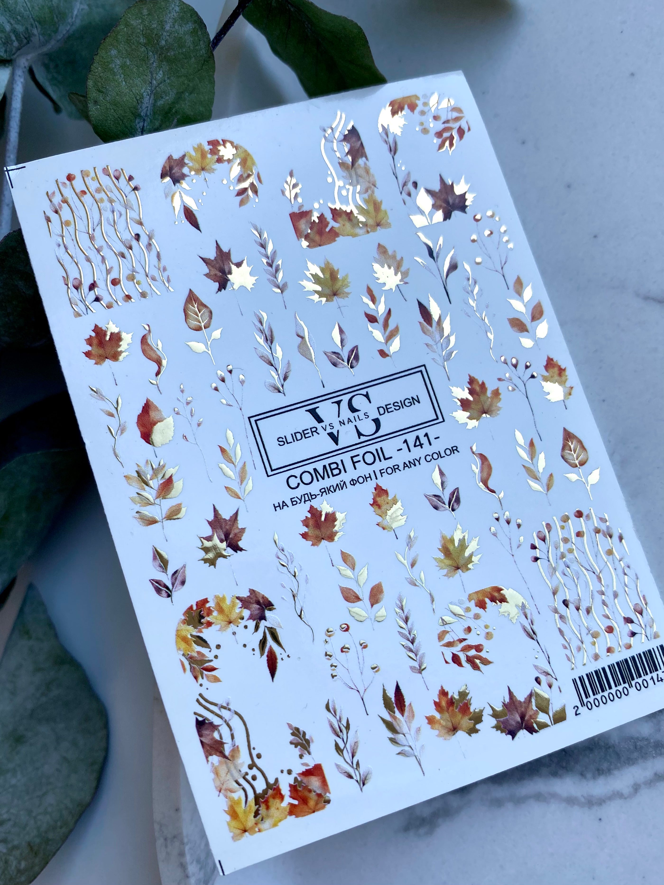 VS NAILS Sliders Combi Foil Nr.090