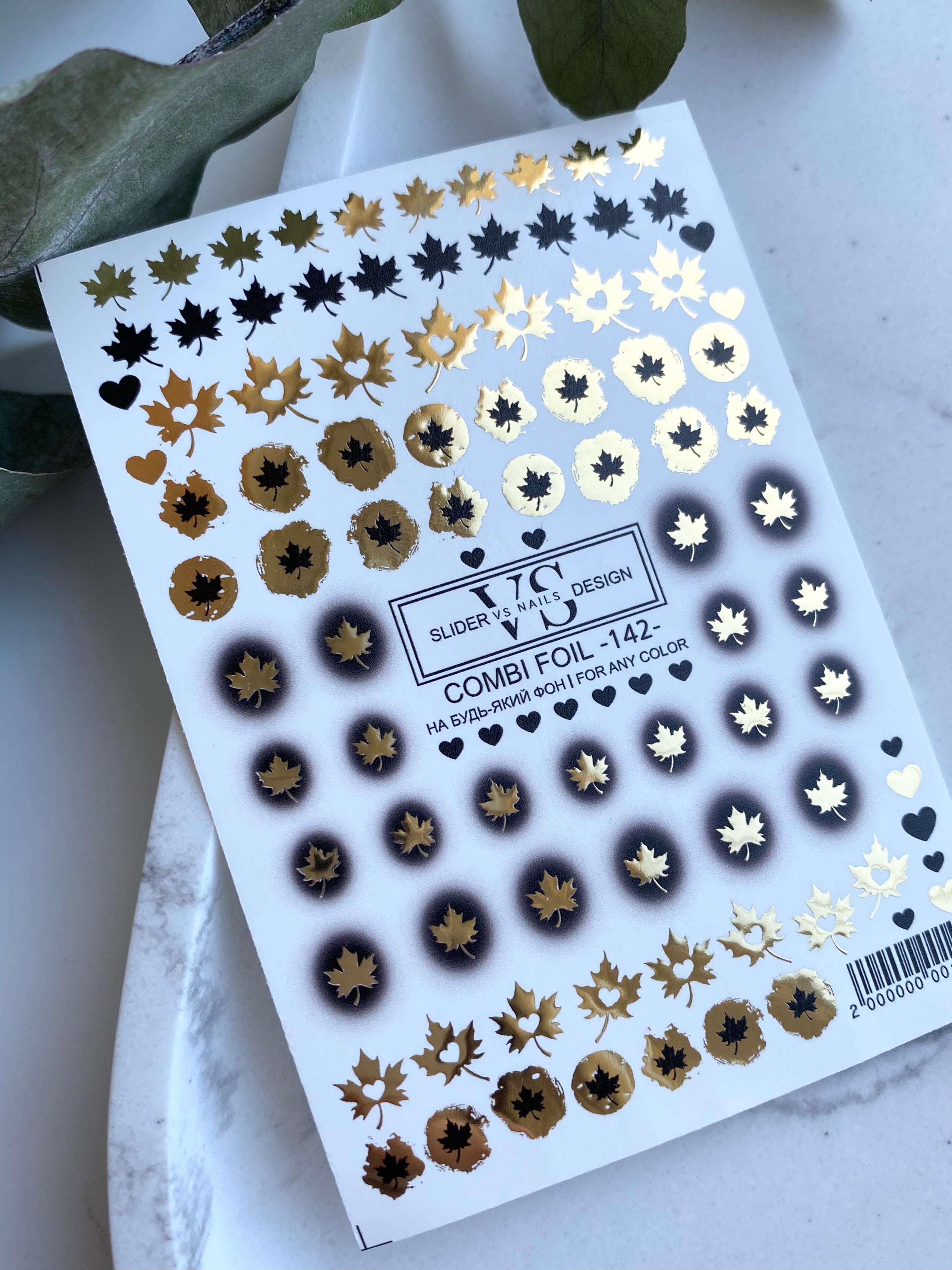 VS NAILS Sliders Combi Foil Nr.142