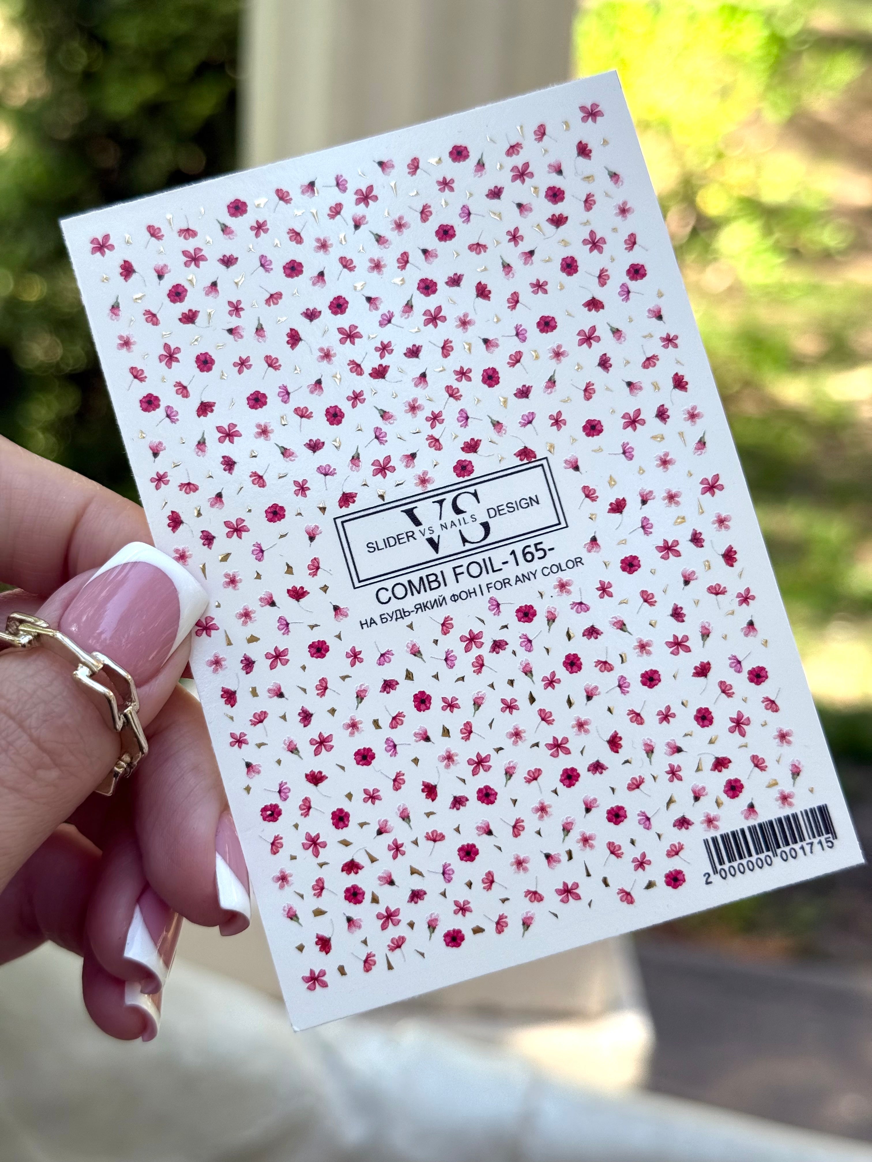 VS NAILS Sliders Combi Foil Nr.165