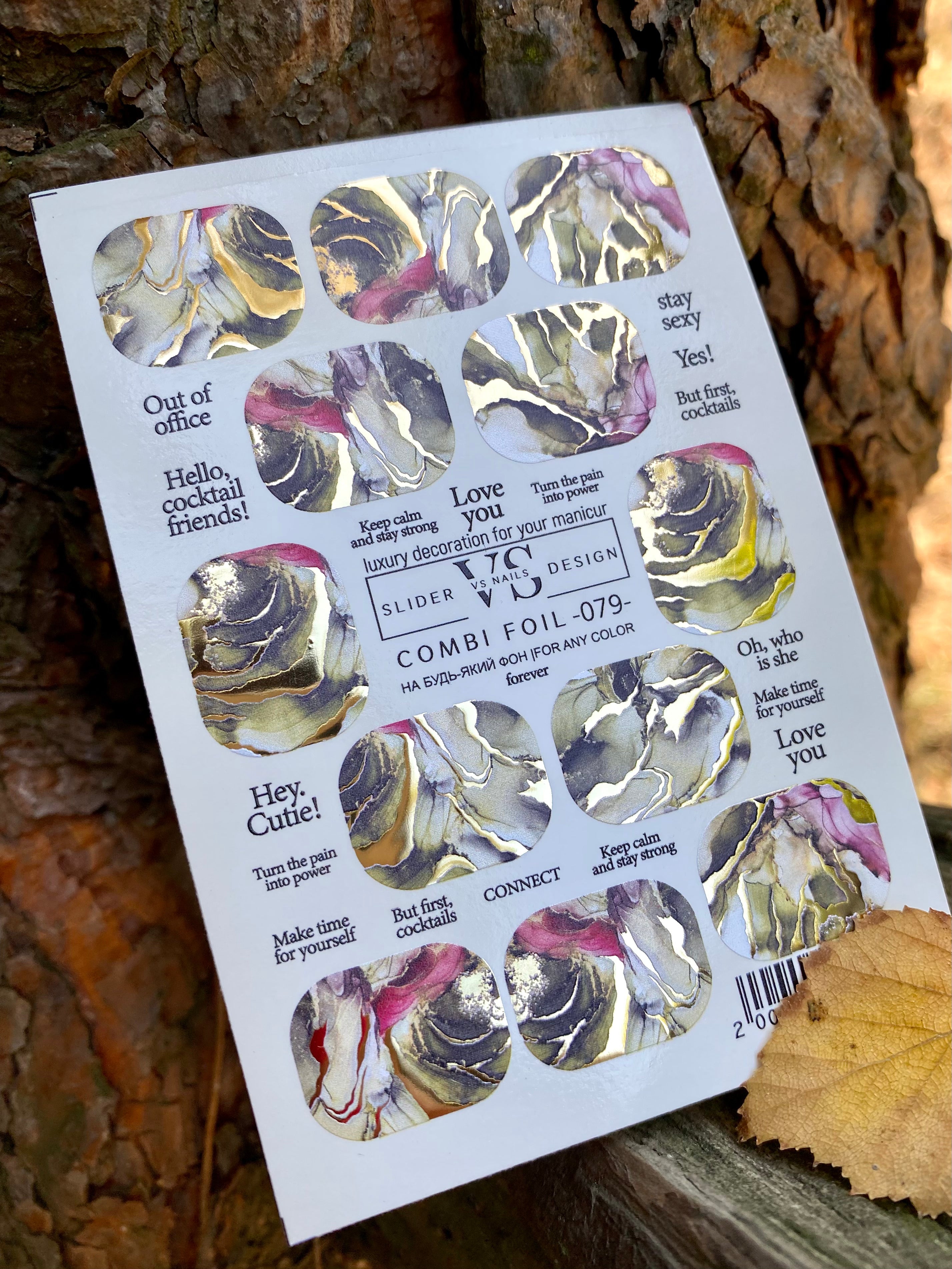 VS NAILS Sliders Combi Foil Nr.79