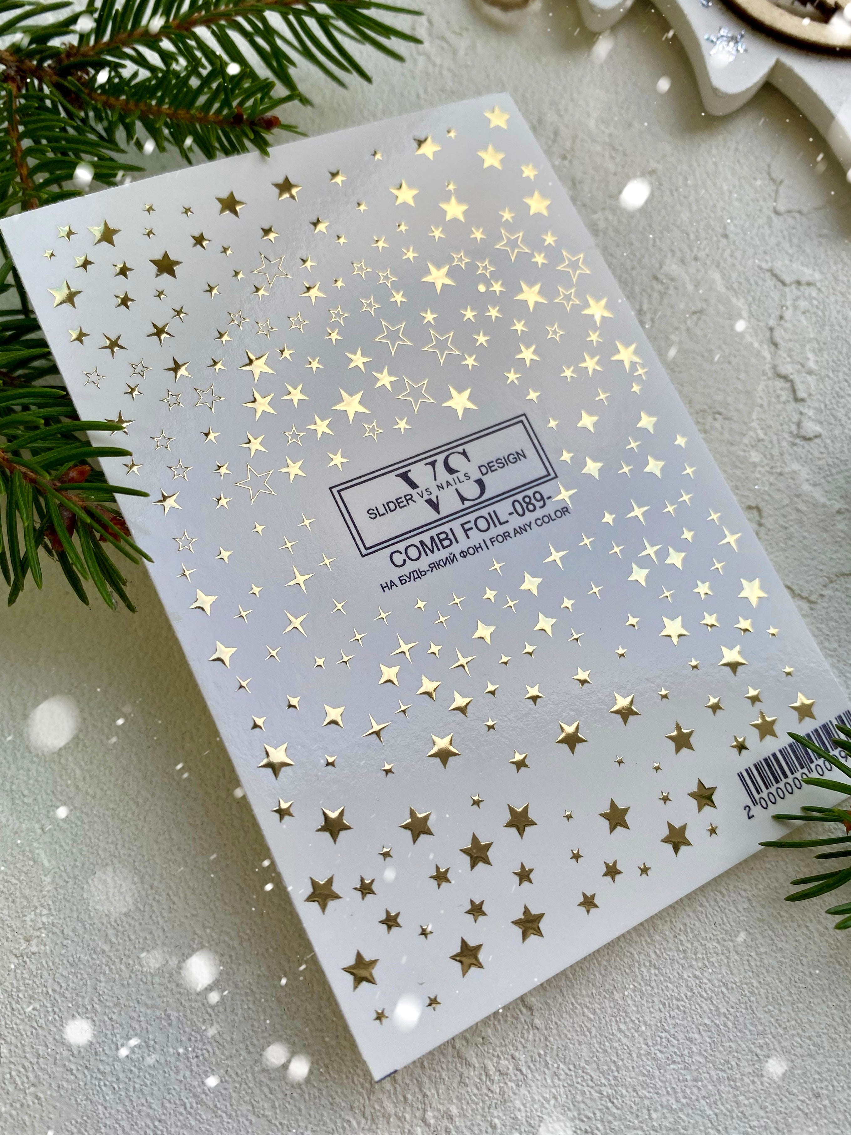 VS NAILS Sliders Combi Foil Nr.89