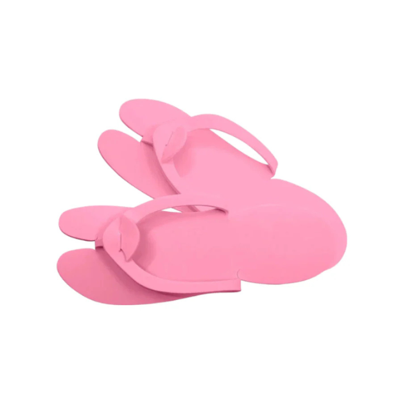 PW Disposable EVA Slippers, Pink, 5 Pairs