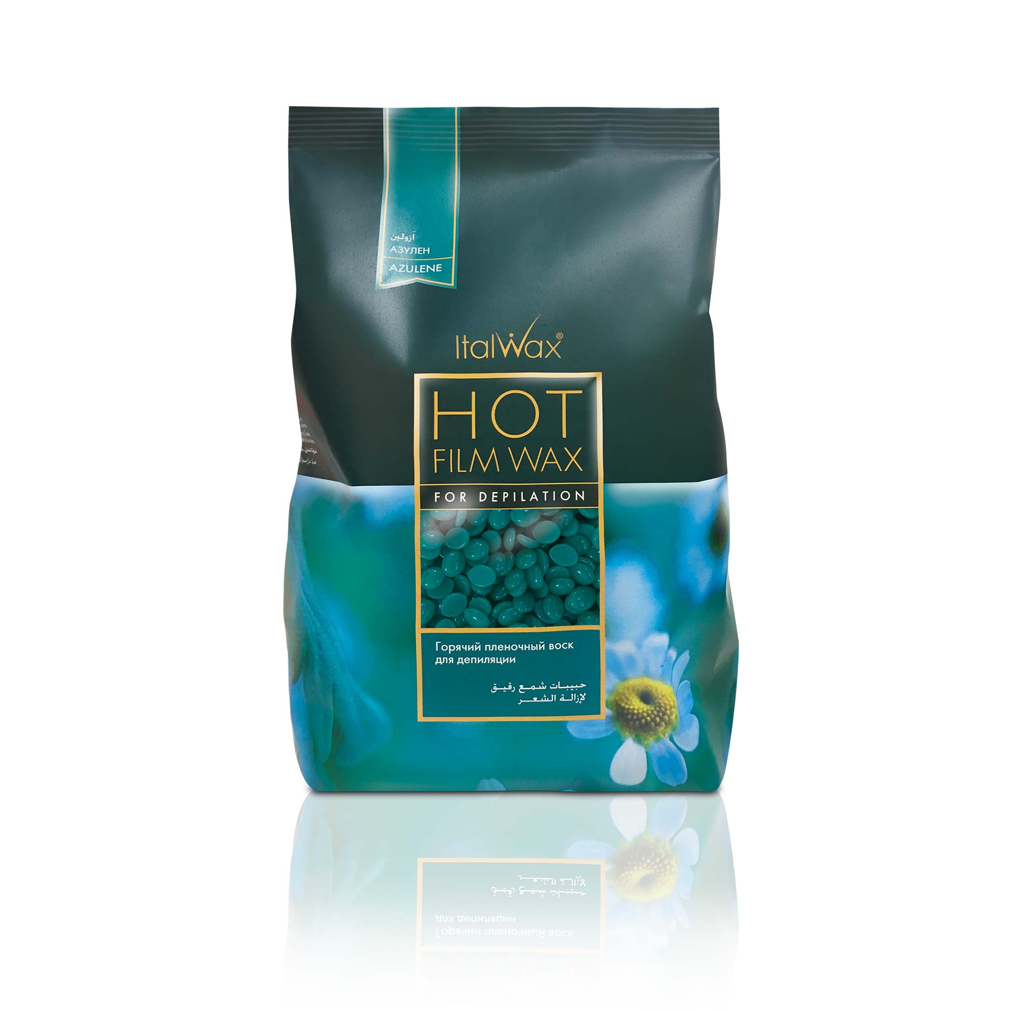 ItalWax HOT Film WAX Karstais plēves vasks - AZULENE 1 kg