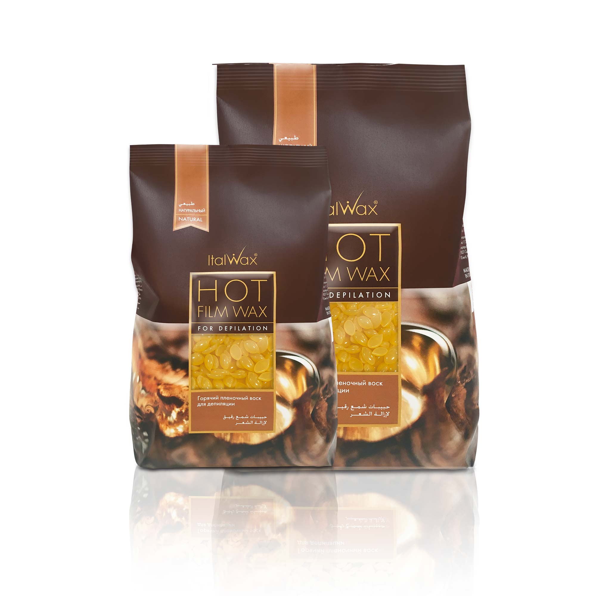 ItalWax HOT Film WAX Karstais plēves vasks - NATURAL 500 g