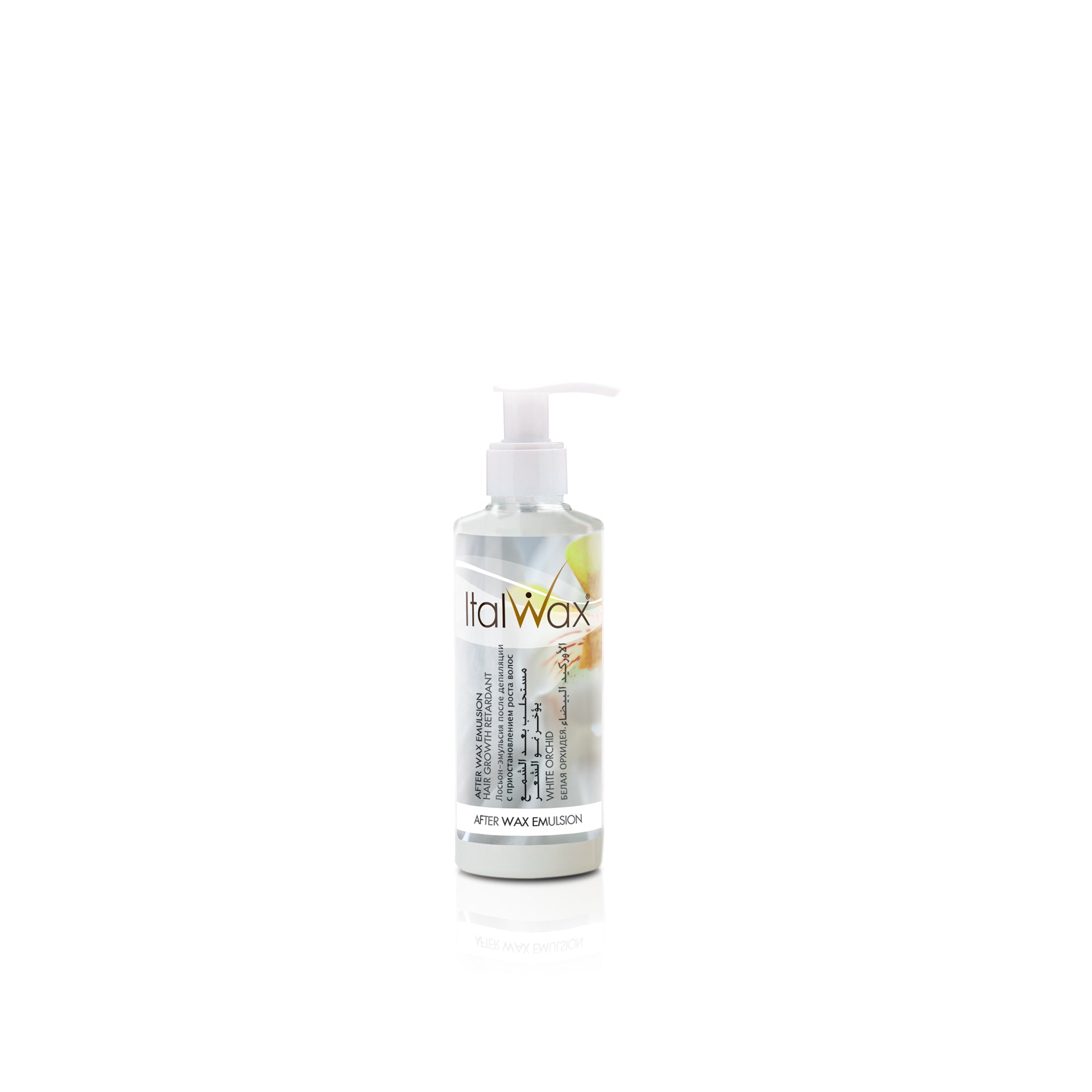 ItalWax AFTER WAX EMULTION Pēc depilācijas procedūras emulsija ar Balto orhideju 100 ml