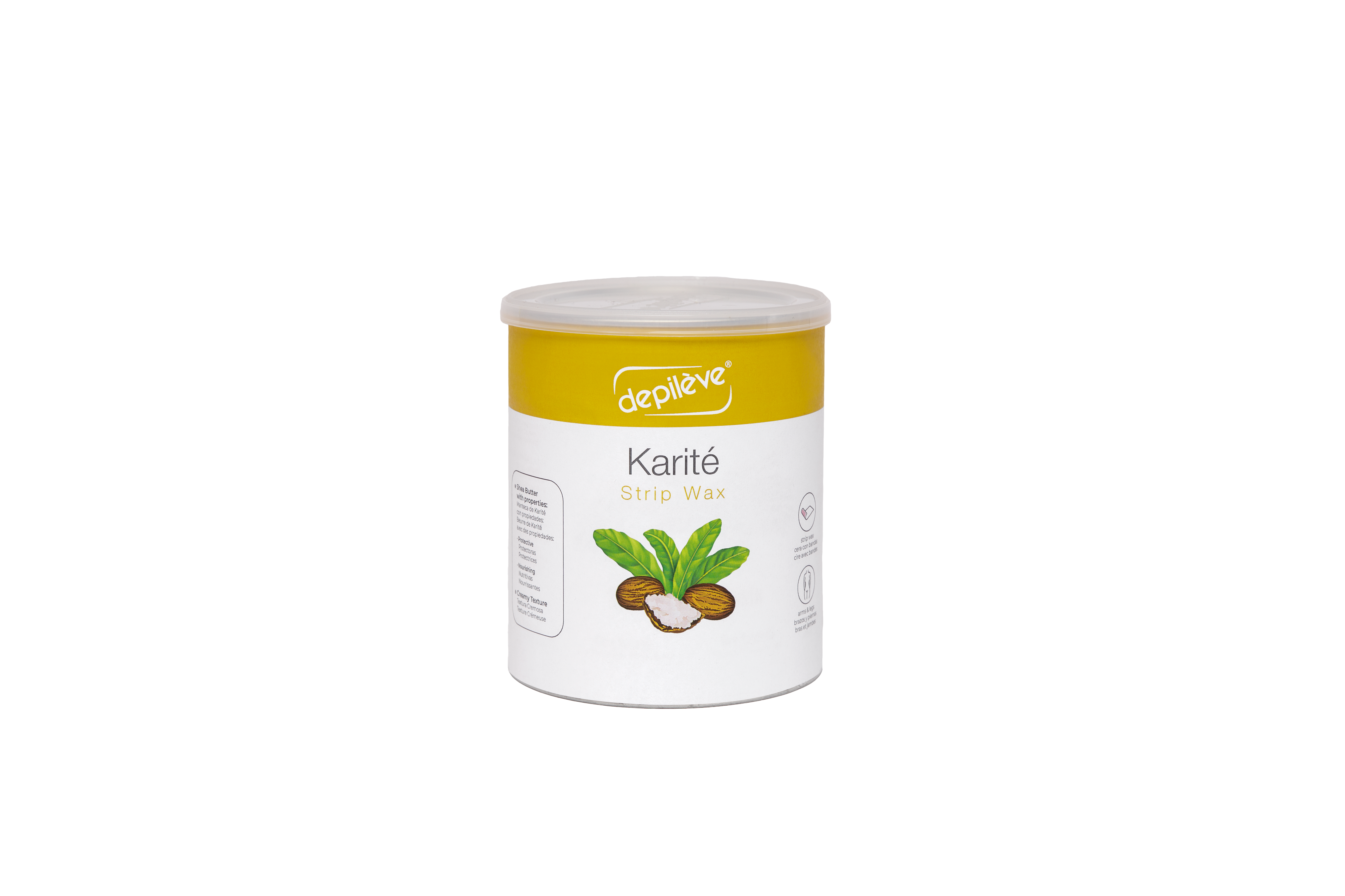 Depileve KARITE (SHEA BUTTER) Strip vasks bundžā 800 ml