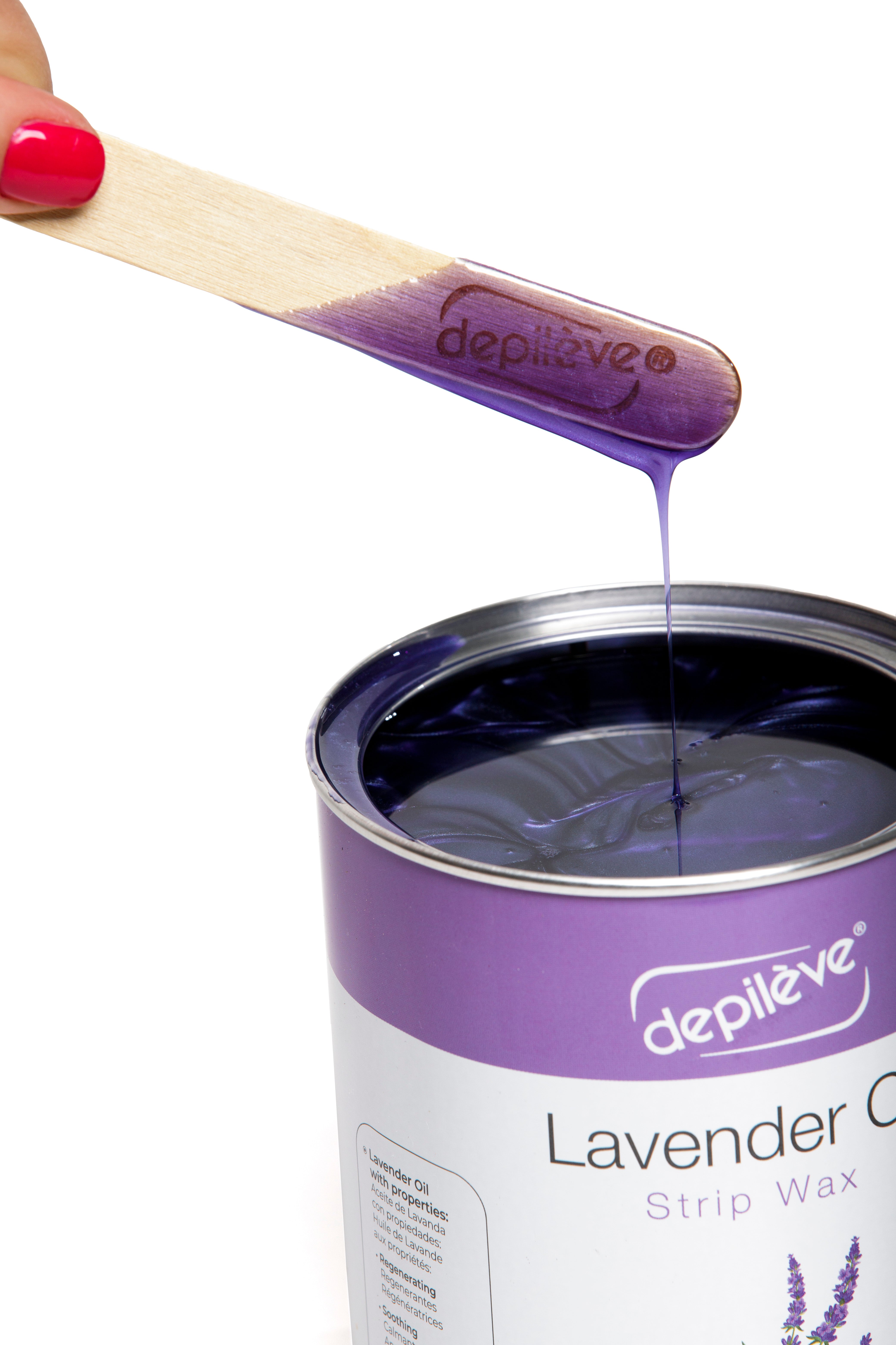 Depileve LAVENDER Strip wax in a can 800 ml