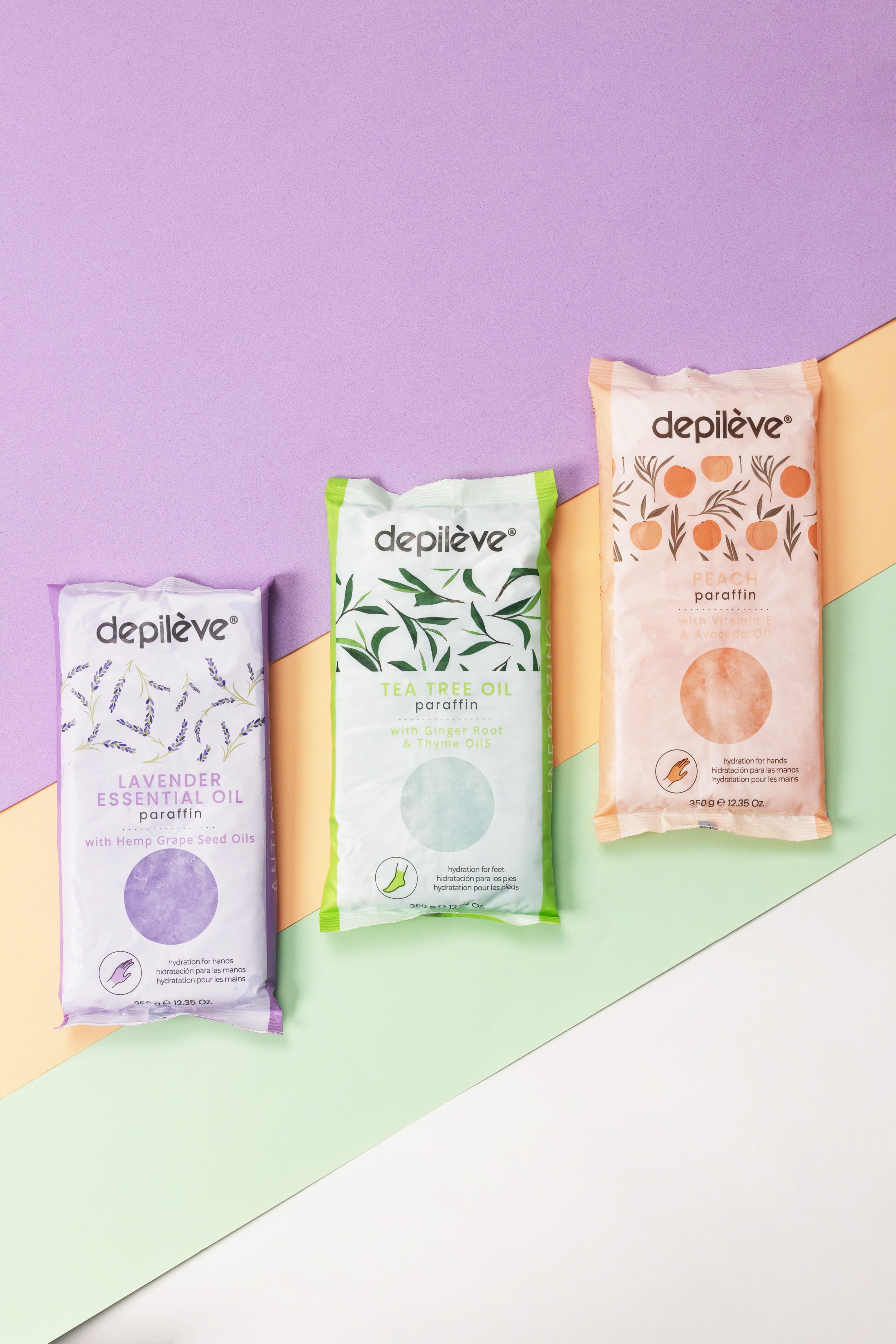 Depileve парафин с ЭФИРНОЕ МАСЛО ЛАВАНДЫ - АНТИОКСИДАНТ 350 гр