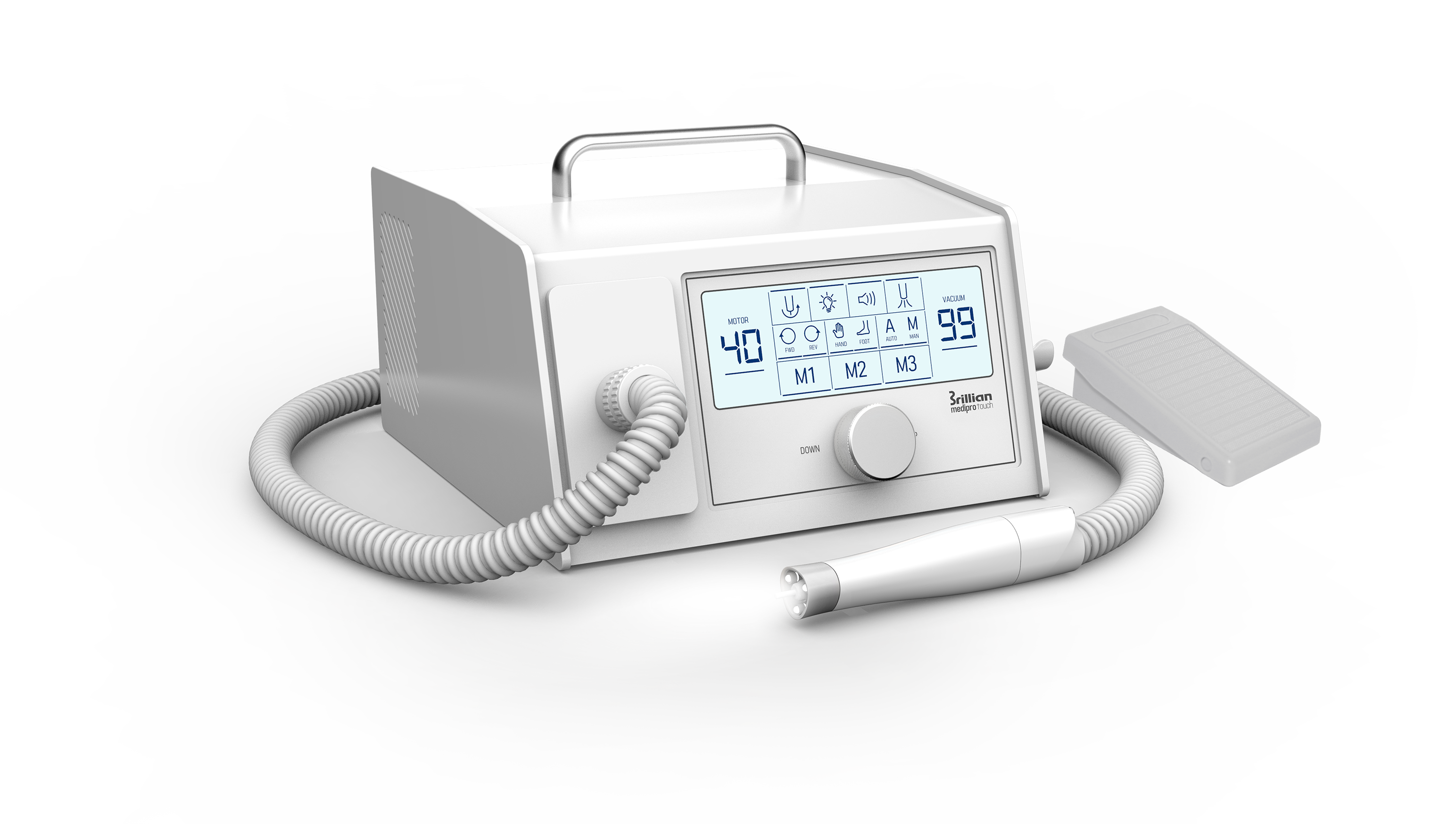 STRONG SAESHIN Pedikīra aparāts MediPro (CMDV5) TOUCH + HMD04 (40 000 apgr./min)