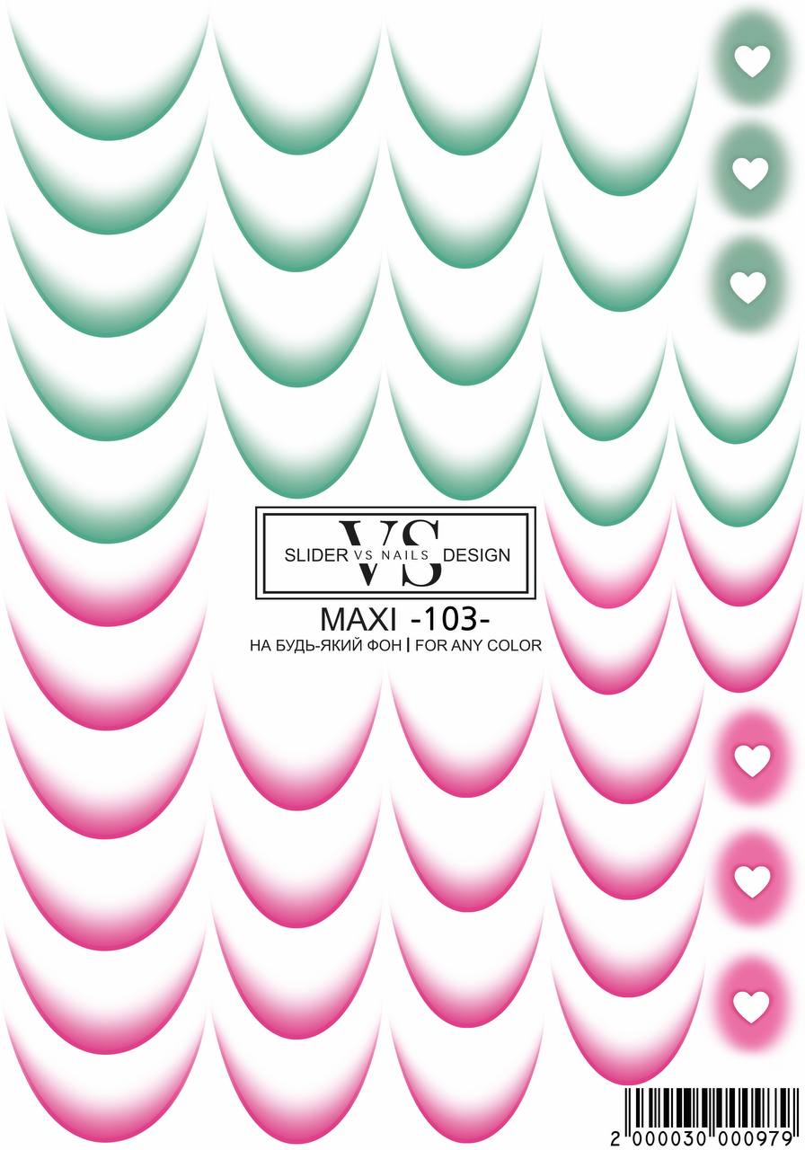 VS NAILS Sliders Maxi Nr.103