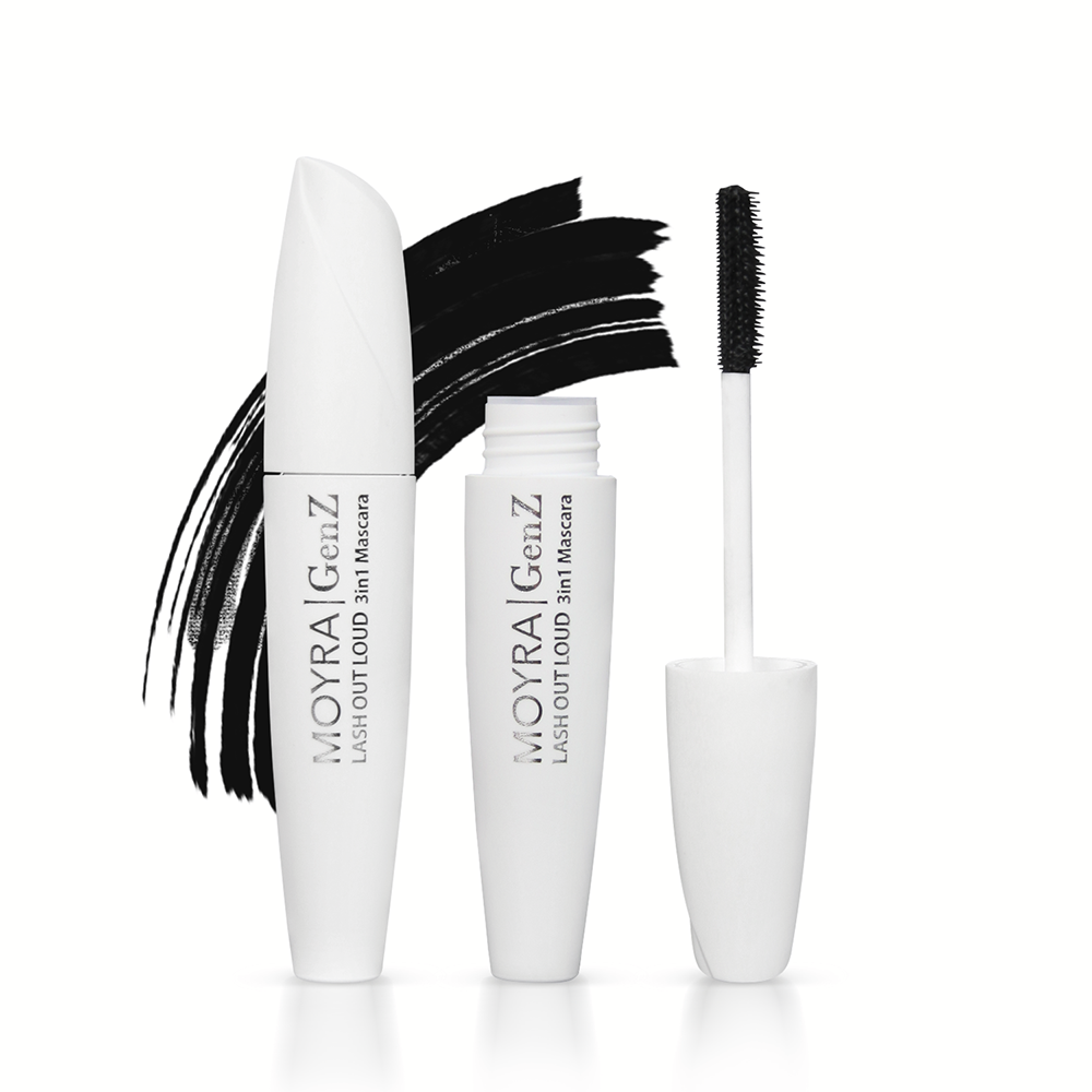 MOYRA GenZ Mascara Lash out Loud 3-in-1-Wimperntusche, schwarz, 8 g