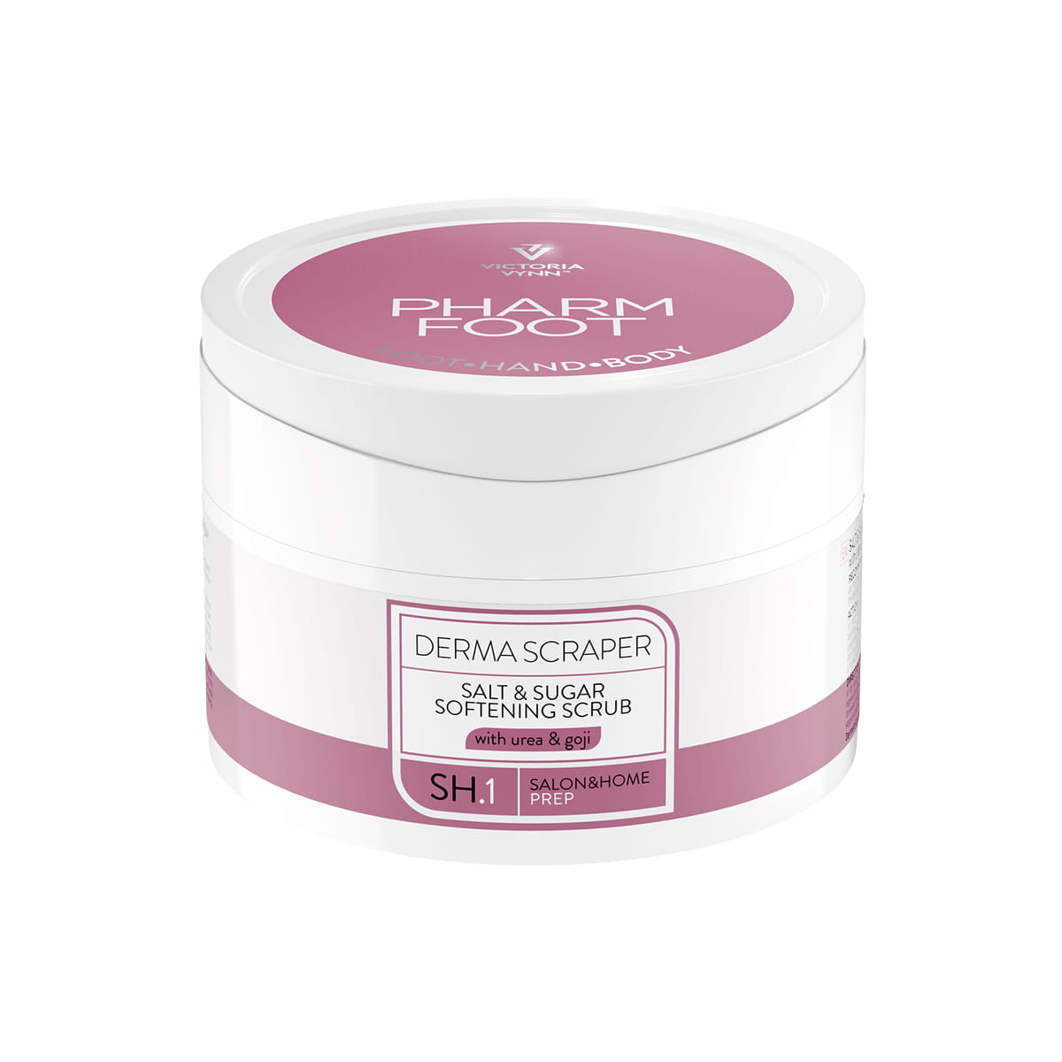 PHARM FOOT Sugar&Salt Softening Scrub with Urea and Goji DERMA SCRAPER 200g