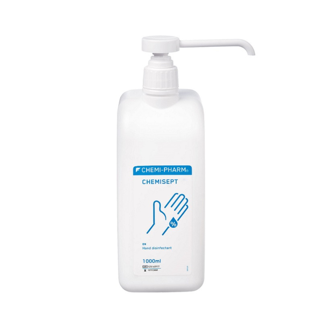 CHEMISEPT rapid hand disinfectant, 1000ML, WITH PUMP