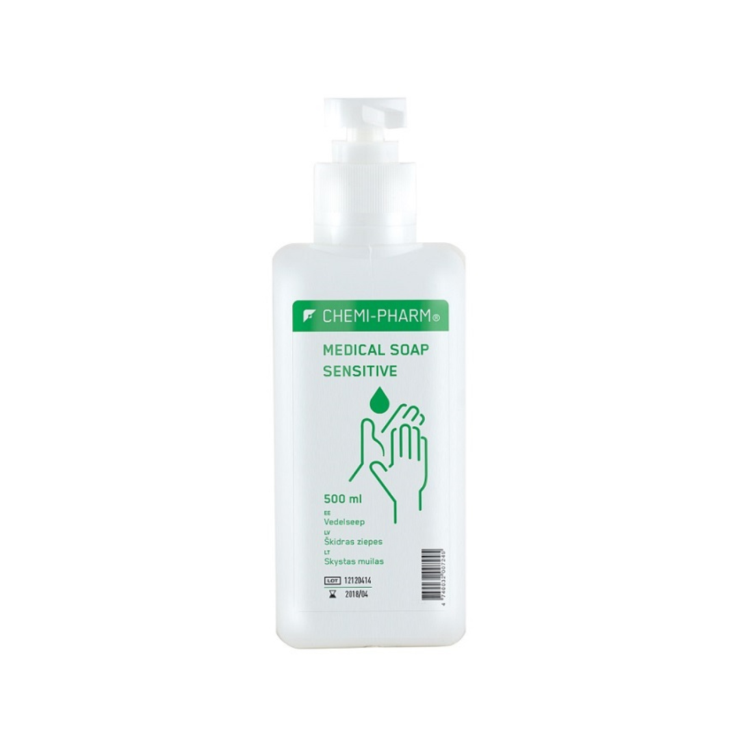 CHEMI-PHARM MEDICAL SOAP SENSITIVE PH 5.5, 500ML, WITH PUMP