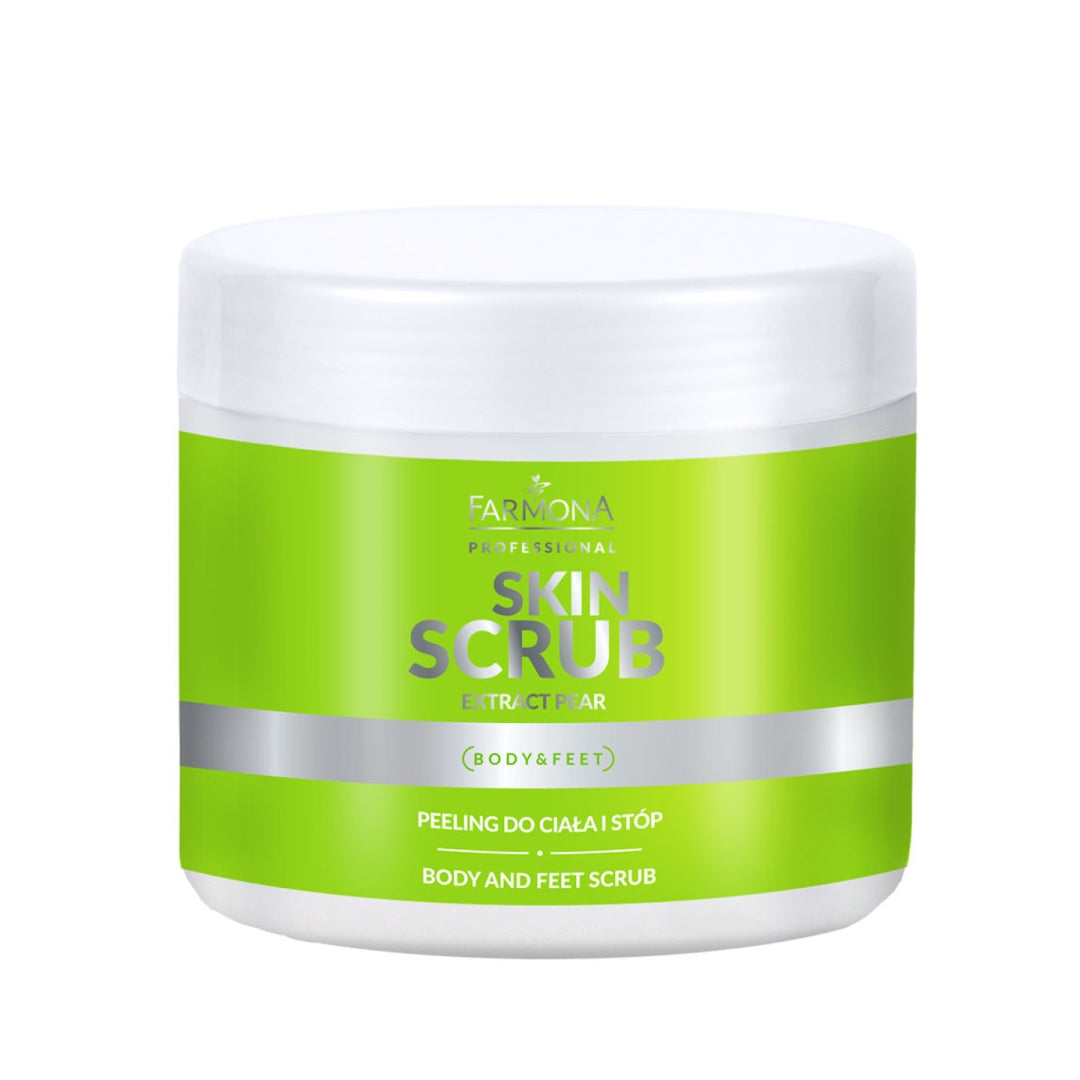 Farmona SKIN SCRUB EXTRACT PEAR Ķermeņa un pēdu pīlings ar bumbieru ekstraktu 500g