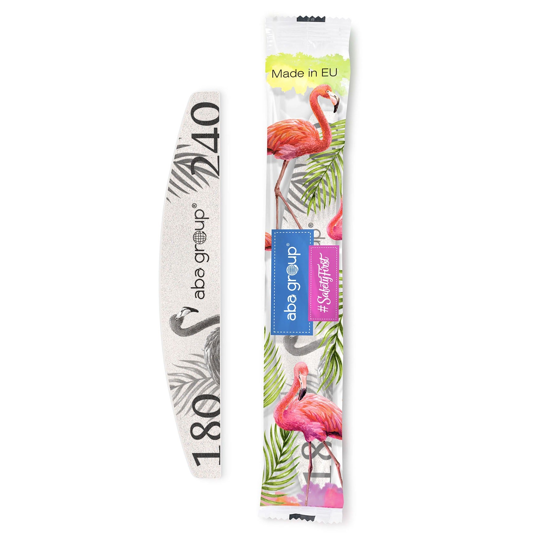 ABA Nail file Crescent 180/240 - 1pc.