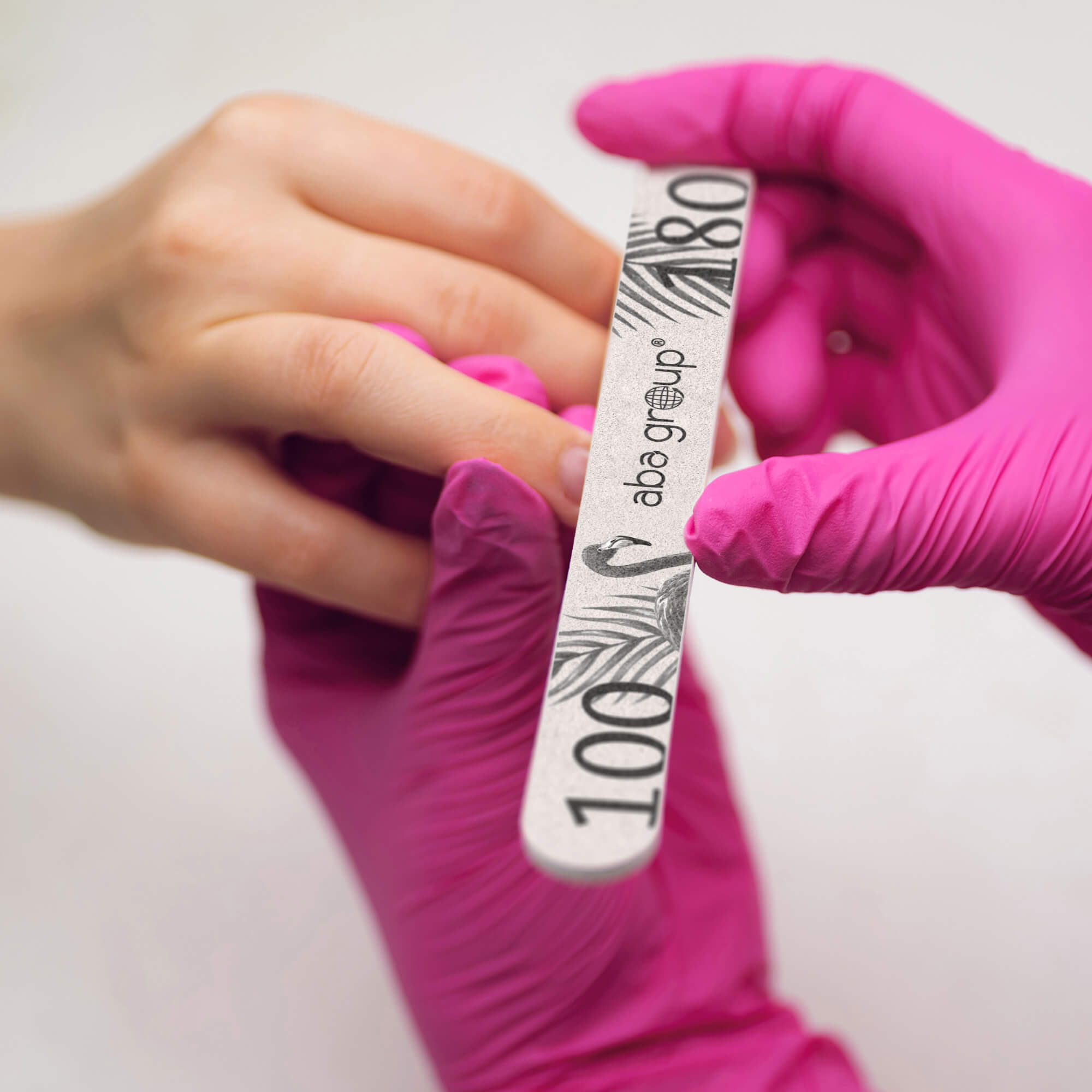 ABA Nail file Straight 100/180 - 1pc.