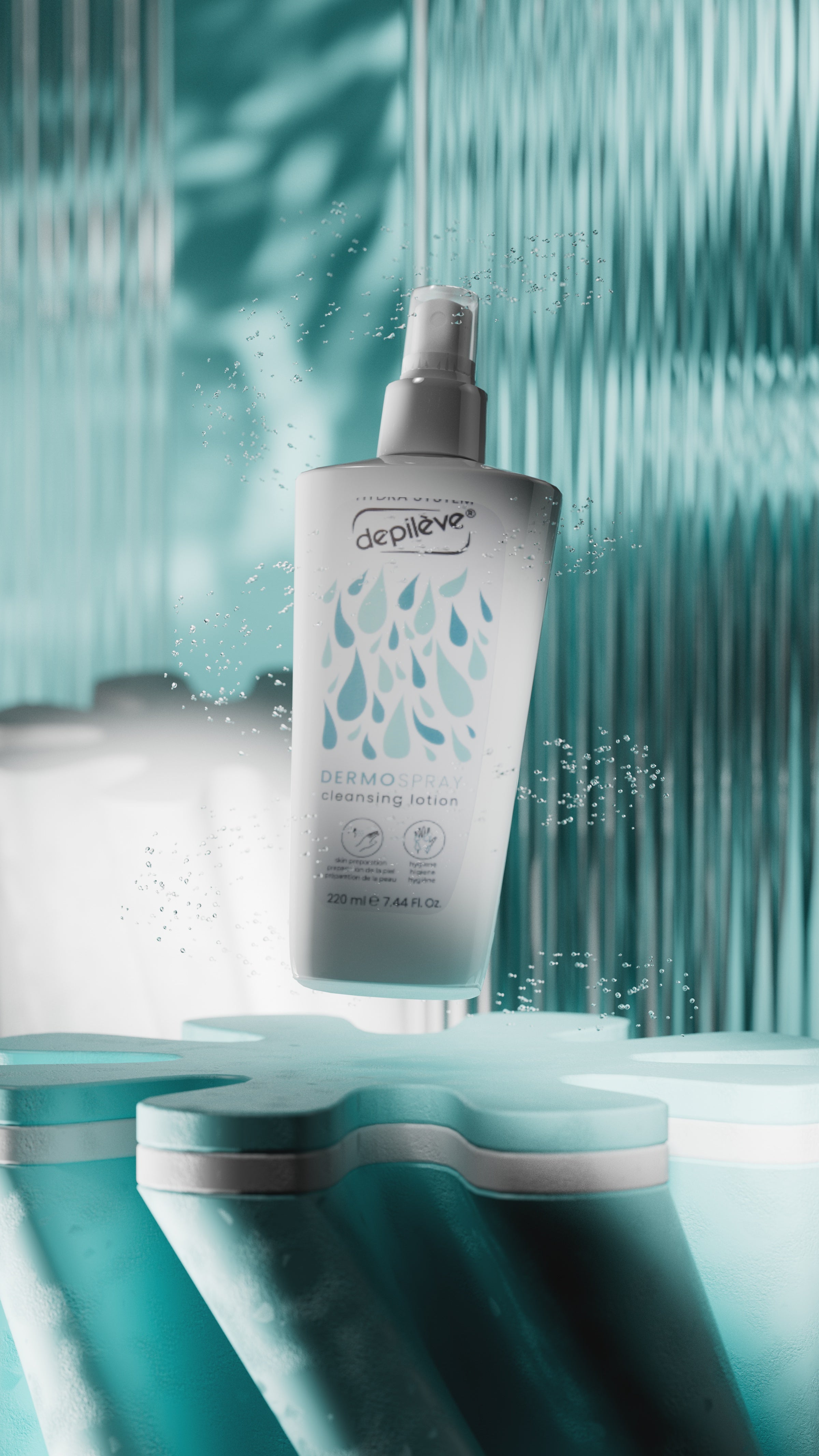 Depileve DERMO SPRAY Antiseptisks tīrīšanas sprejs 220 ml